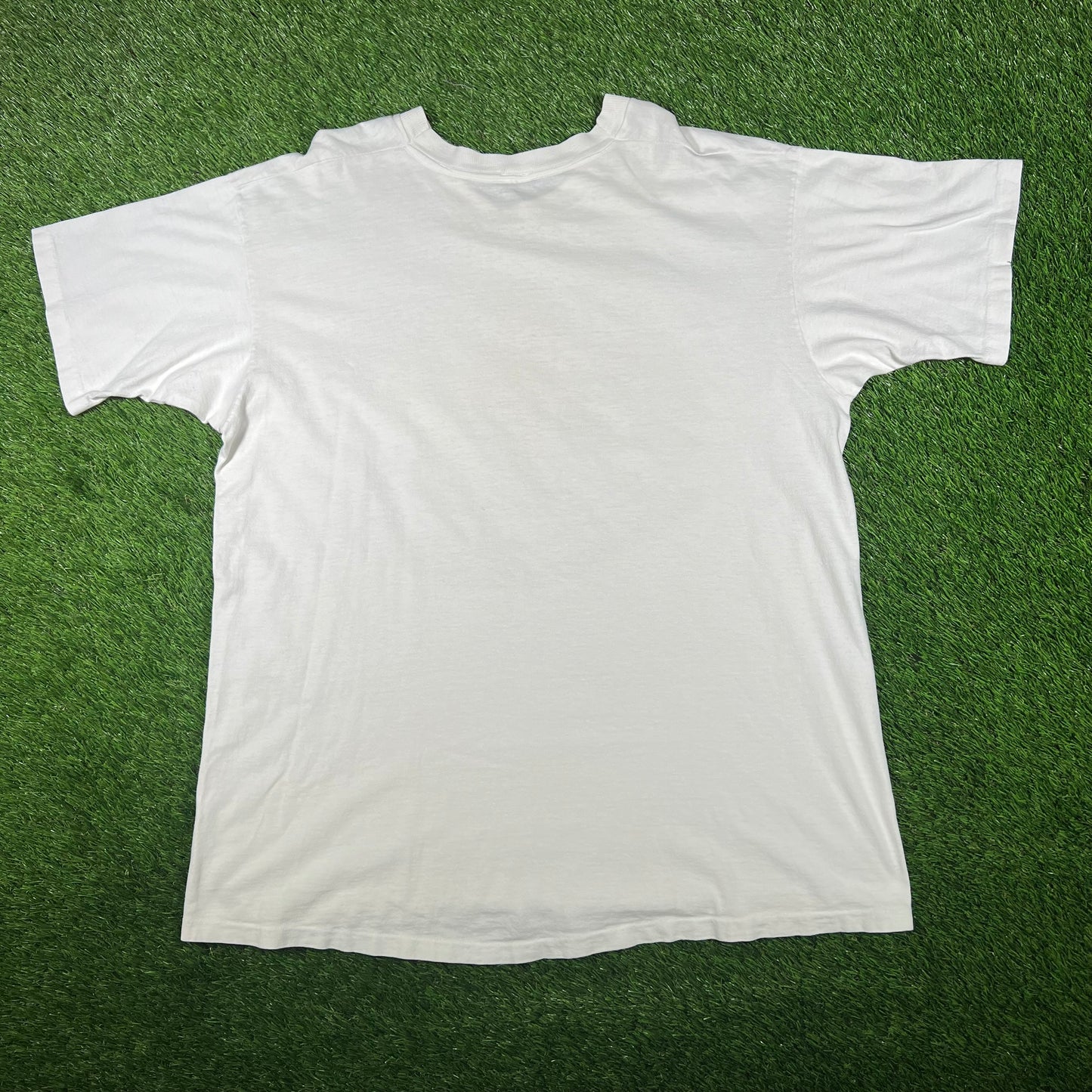 1994 Cincinnati Reds White Big Logo Tee Size XL USED v17273