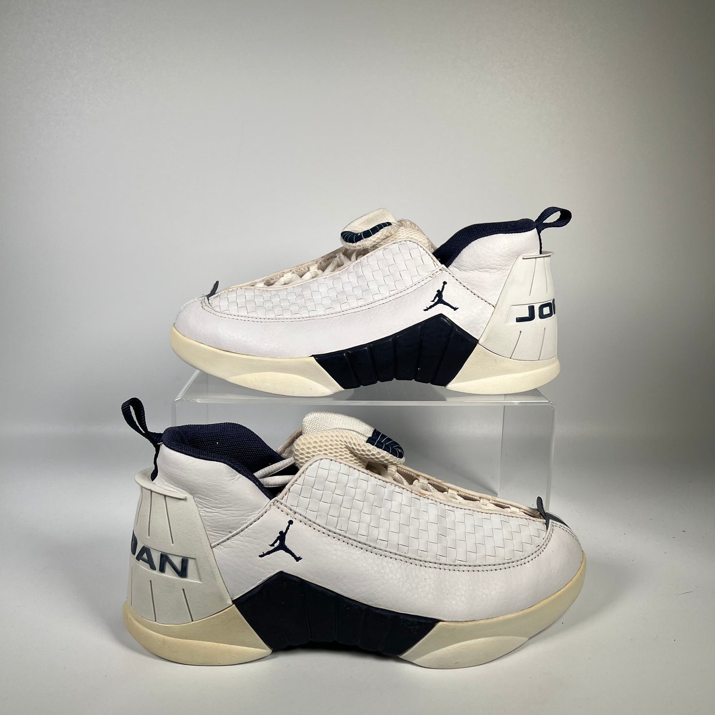 Jordan 15 Low 'Midnight Navy' (2000) Size 8 USED s1389