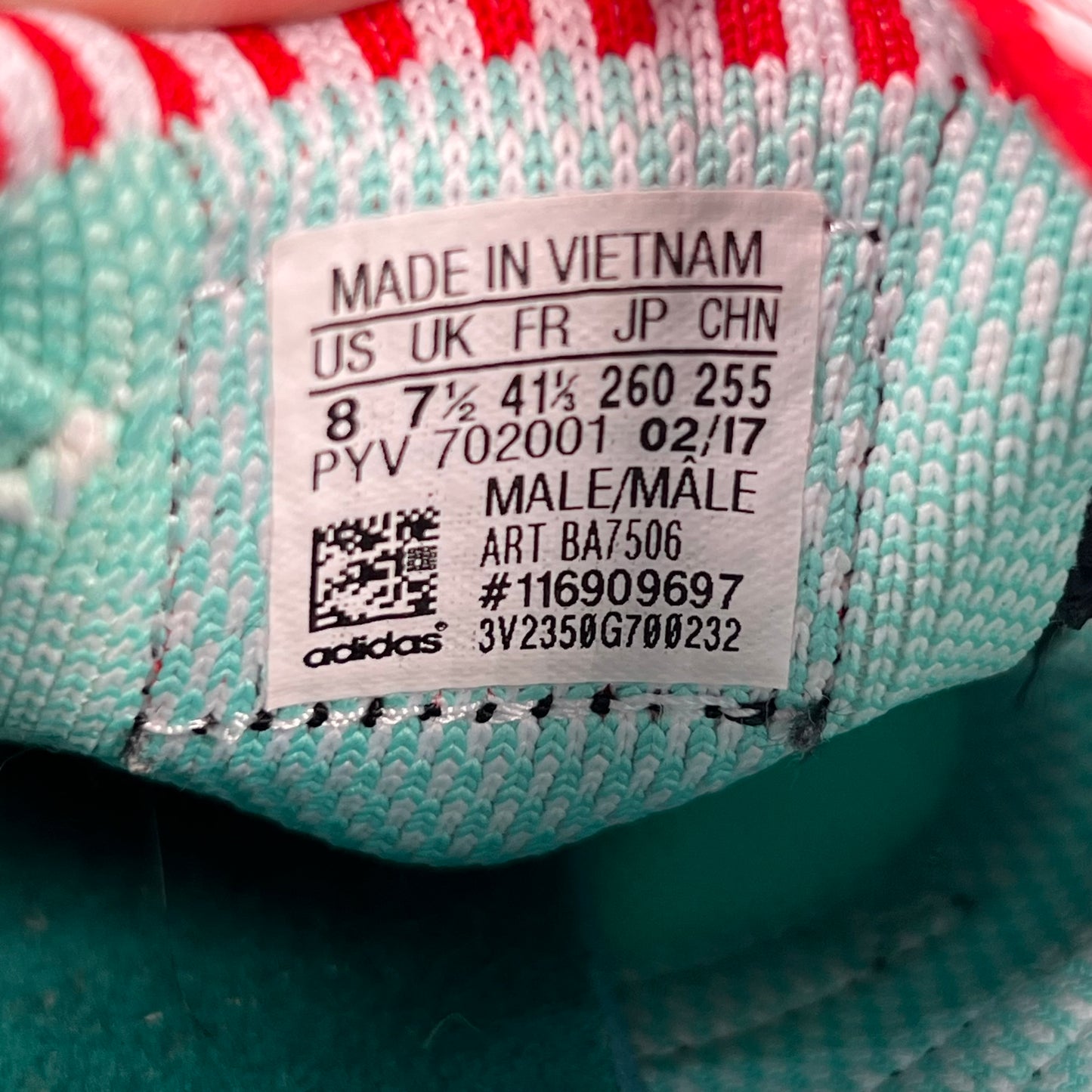 Adidas EQT Support 93 RF Frozen Green (2017) Size 8 USED S17748