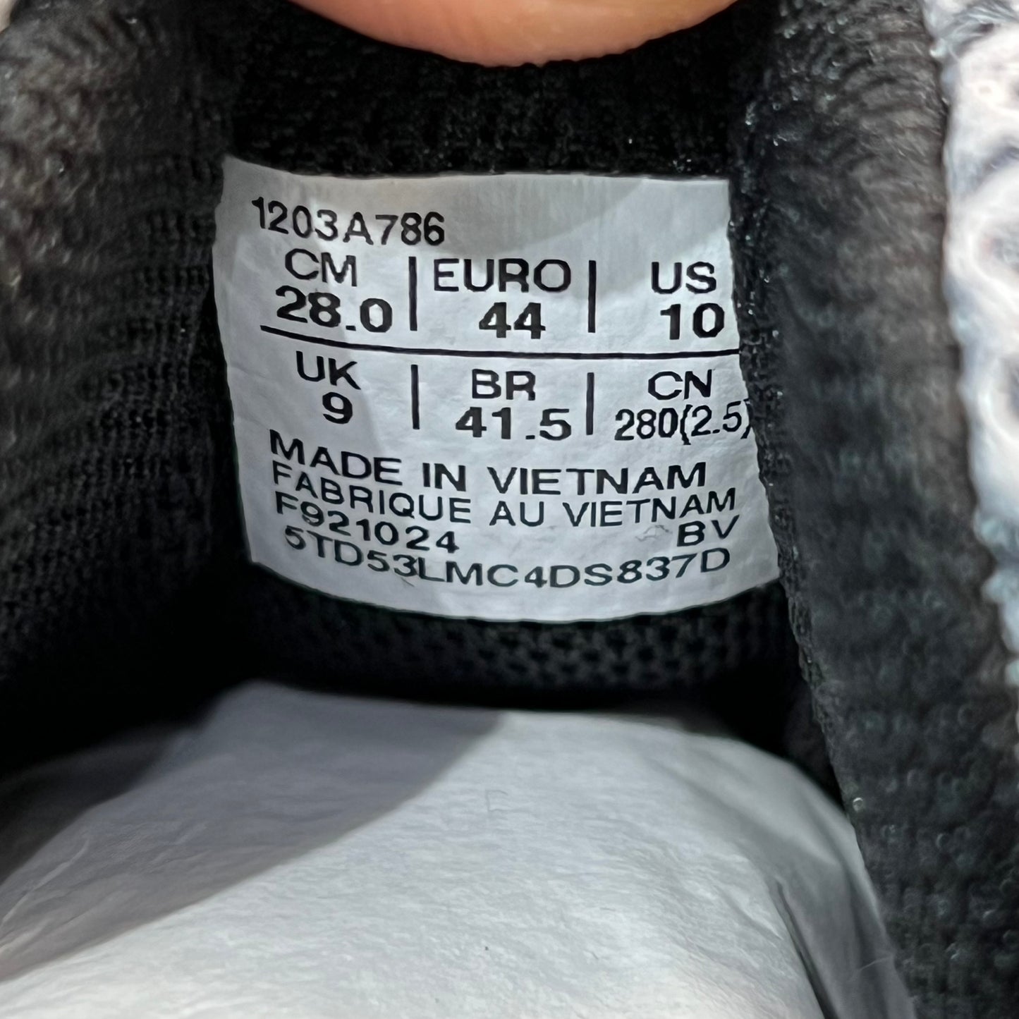 Asics Gel-113- Black Blue Silver (2024) Size 10 NEW s19631