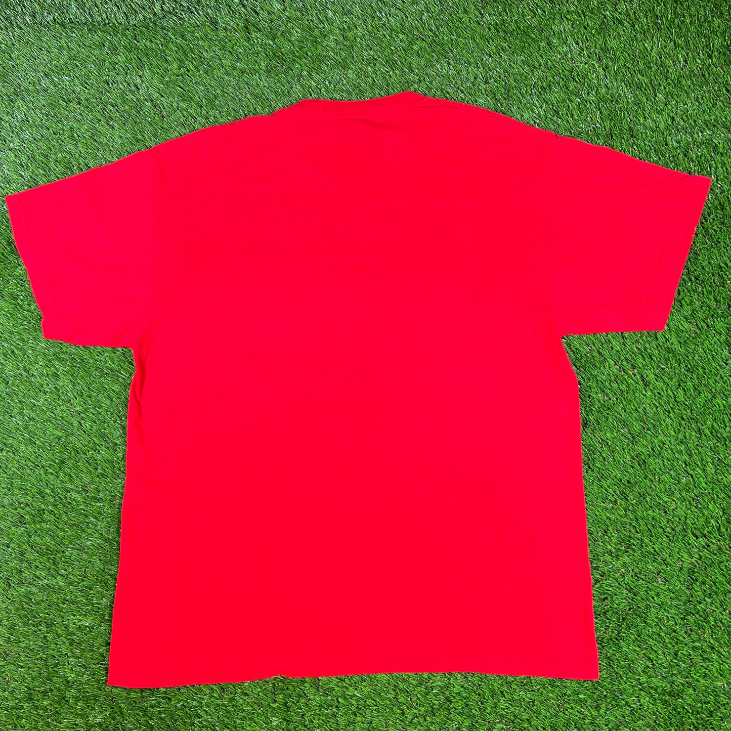 2001 Red Wings Stanley Cup Champs Red Tee Size Large USED v16673