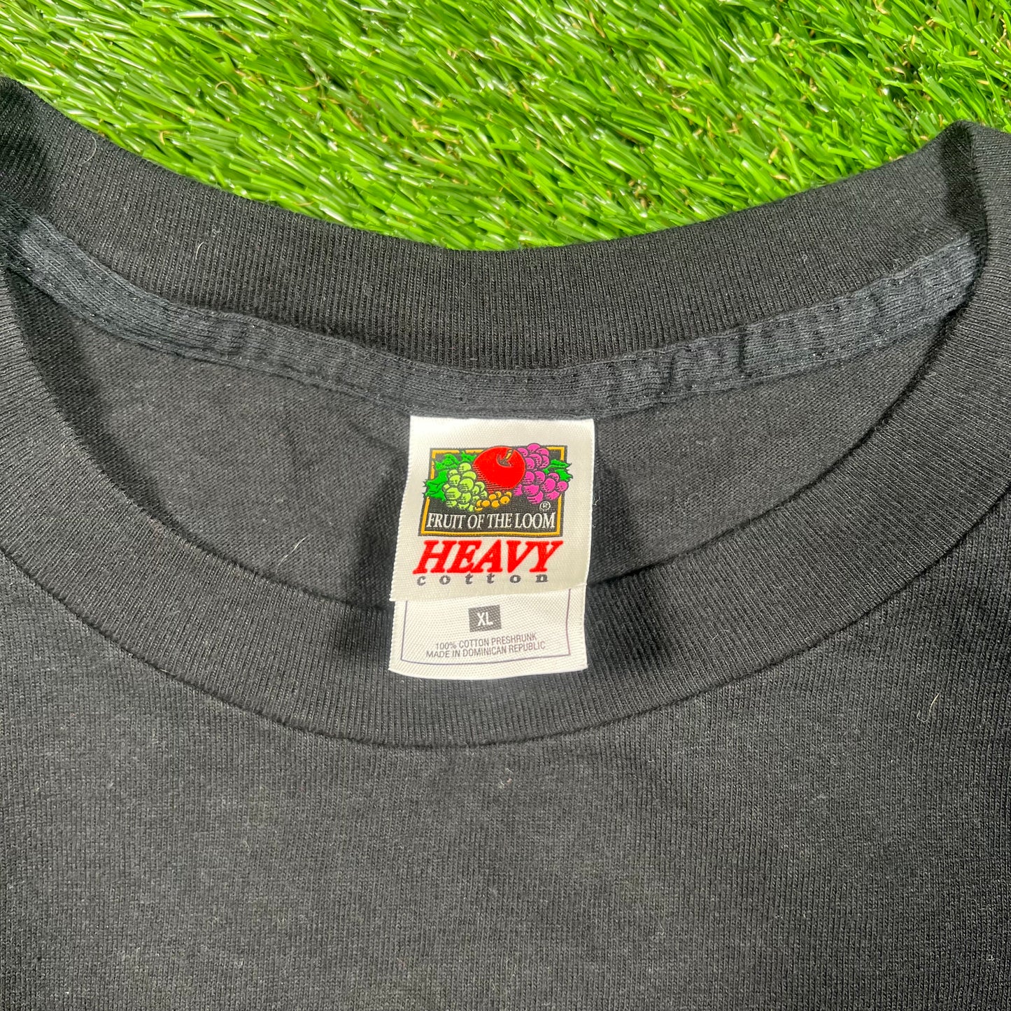 Y2K Dare Drug Resist Black Tee Size XL USED v17565