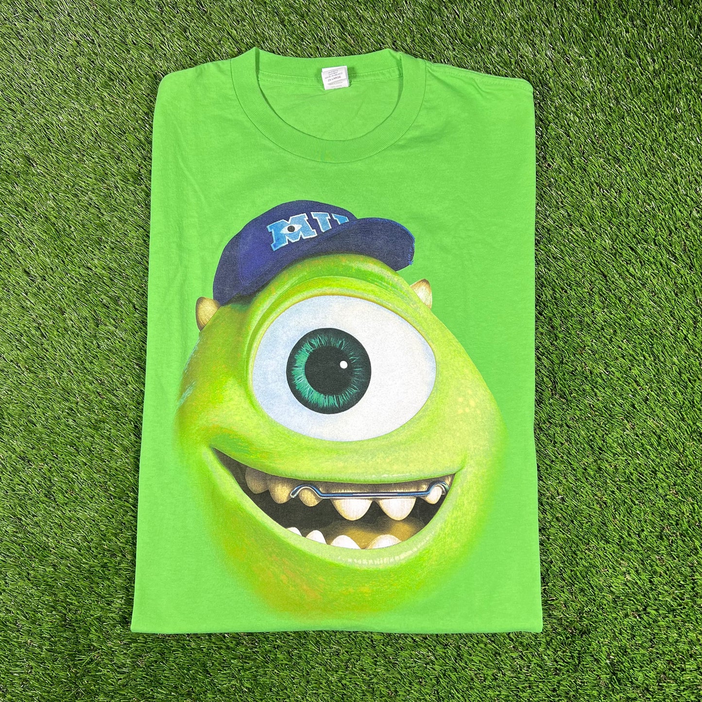 2013 Mike Wazowski Green Tee Size XXL USED v16777