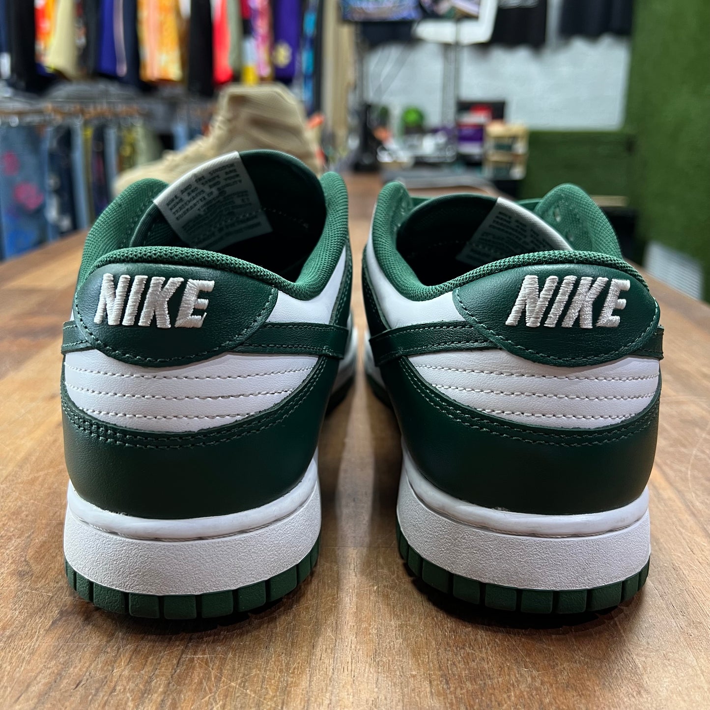 Nike Dunk Low Michigan State Size 11.5 USED s16680