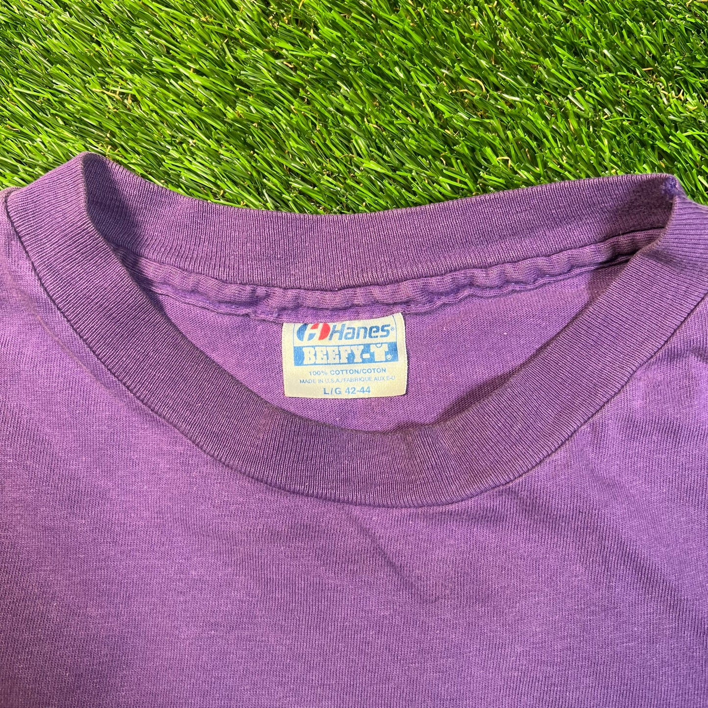 1990s Hard Rock Cafe Purple Tee Size Large USED v18891