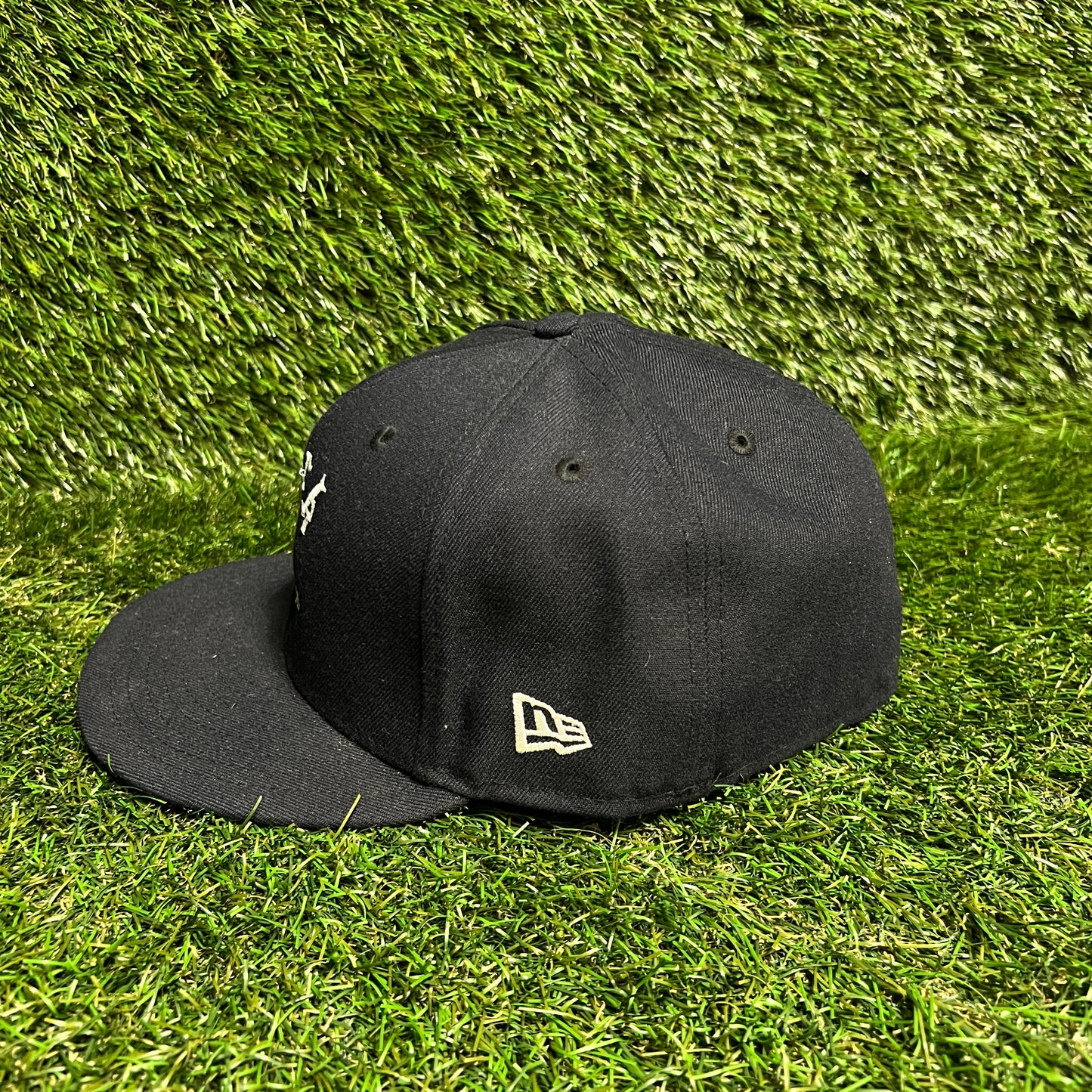 New Era Custom "F*ck Ur Feelings" Black Hat Size 7 1/2 USED v16018