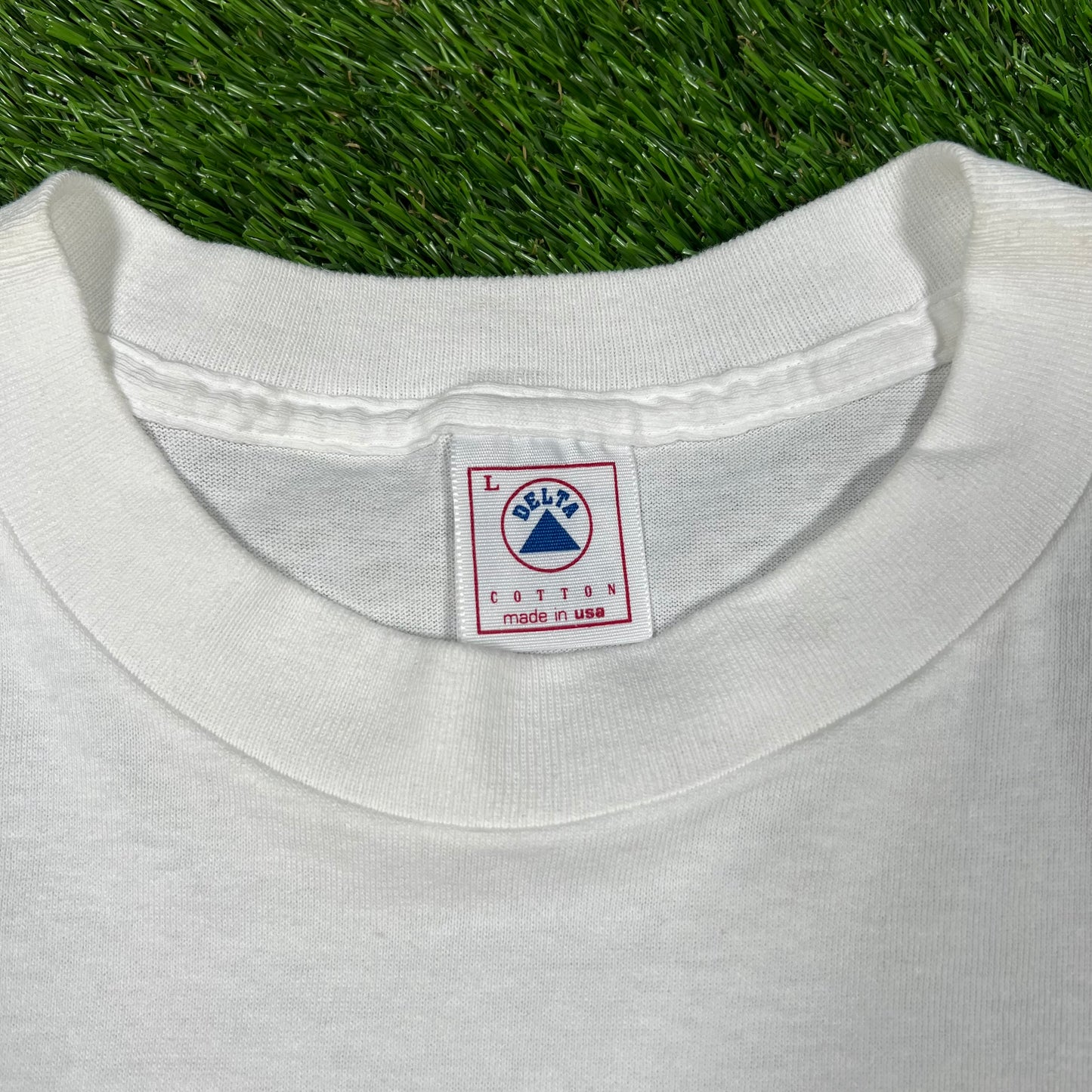 1995 Jerry Garcia Artwear Special Olympics White Tee Size Large USED v16609