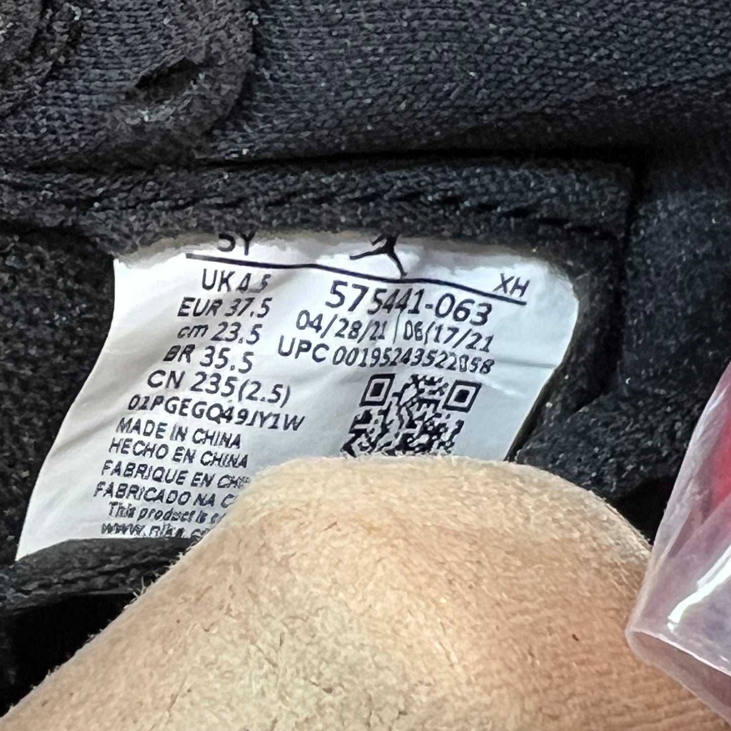 Jordan 1 Patent Bred (2021) Size 5y NEW s18245
