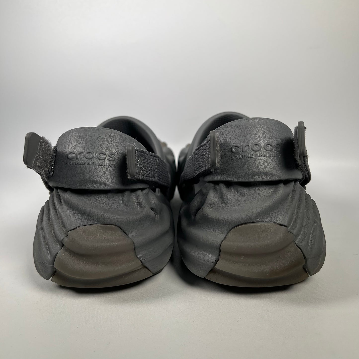 Crocs X Salehe Bembury Pollex Clog Grey (2021) Size 9 USED s17934