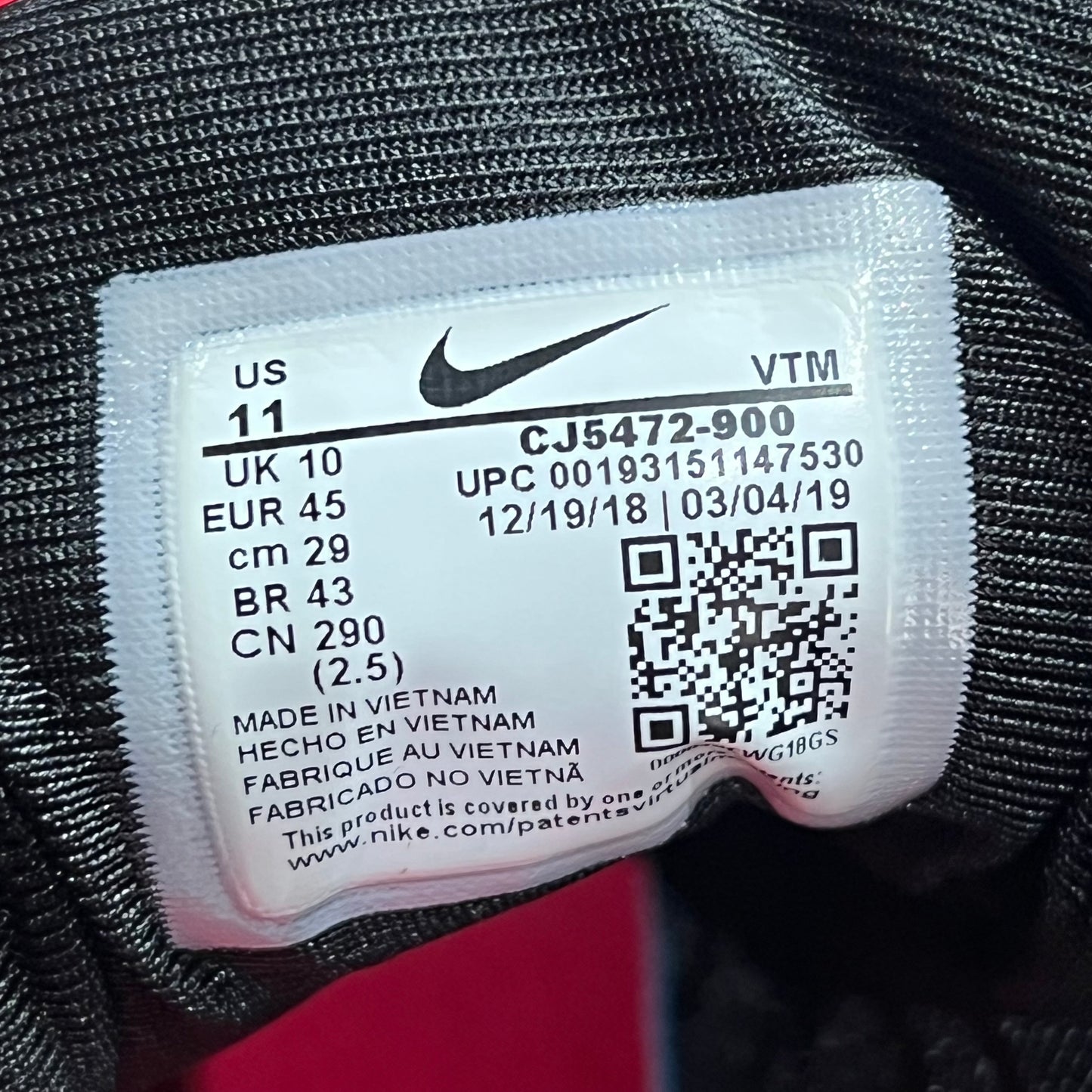 Nike Air Max 270 Be True (2019) Size 11 USED s18051