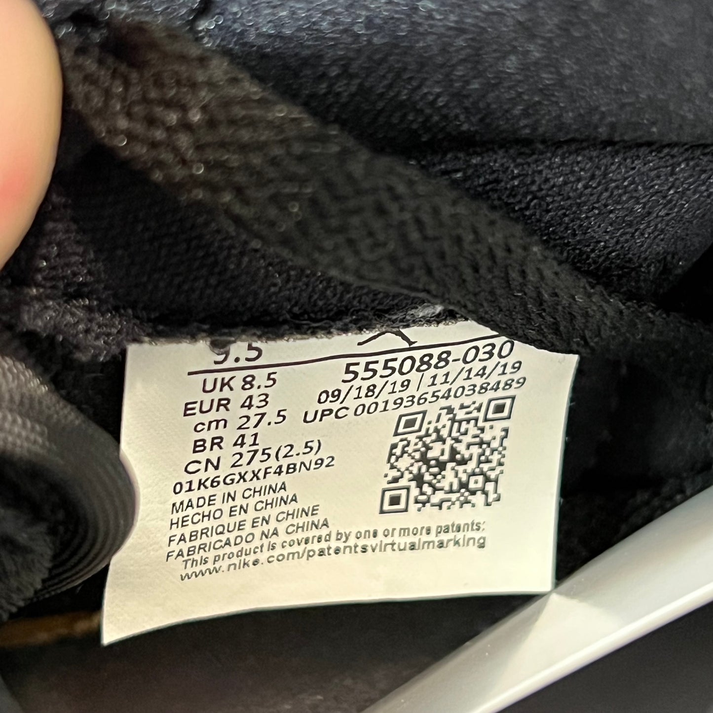 Jordan 1 High Pine Green Black (2020) Size 9.5 USED s17981