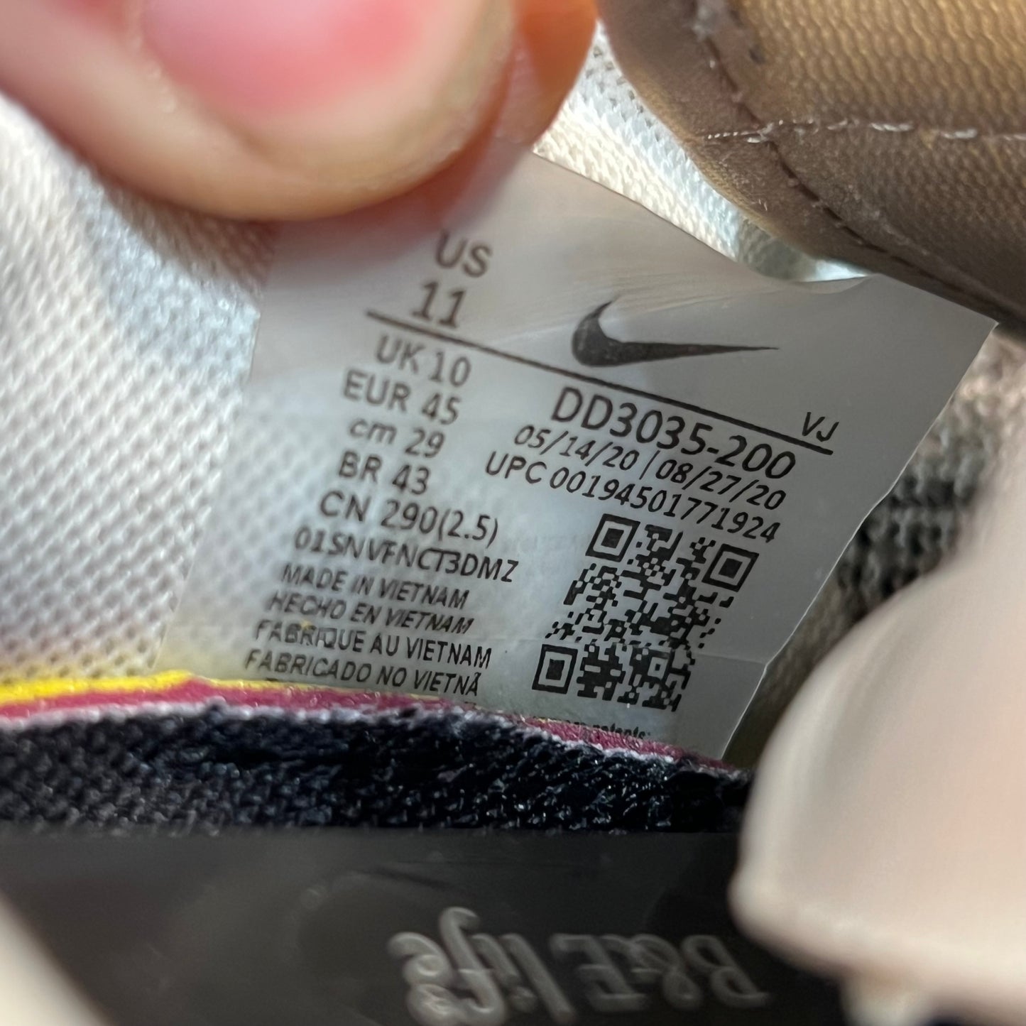 Nike Vaporwaffle Sacai Neptune Green (2020) Size 11 USED s15848