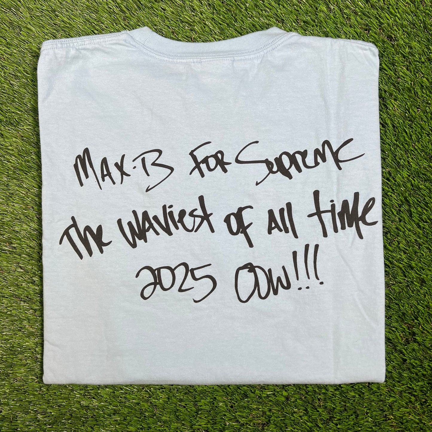 Supreme Max B Photo Blue Tee Size Medium USED x14137