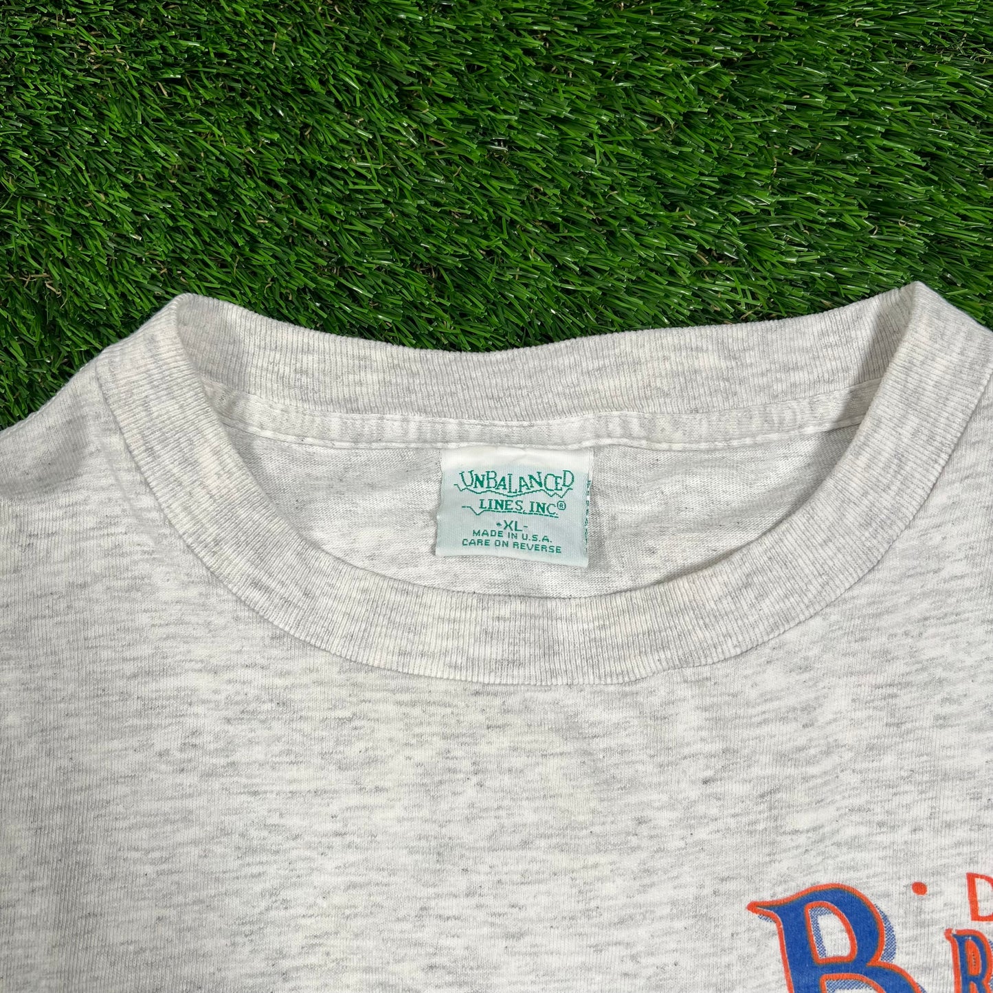 1990s Denver Broncos "Tailgate Team" Grey Tee Size XL USED v18484