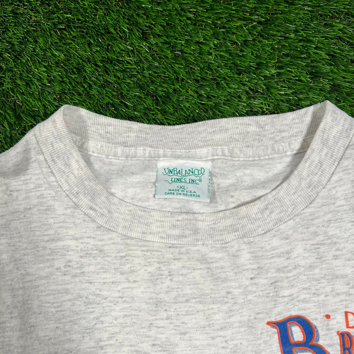 1990s Denver Broncos "Tailgate Team" Grey Tee Size XL USED v18484