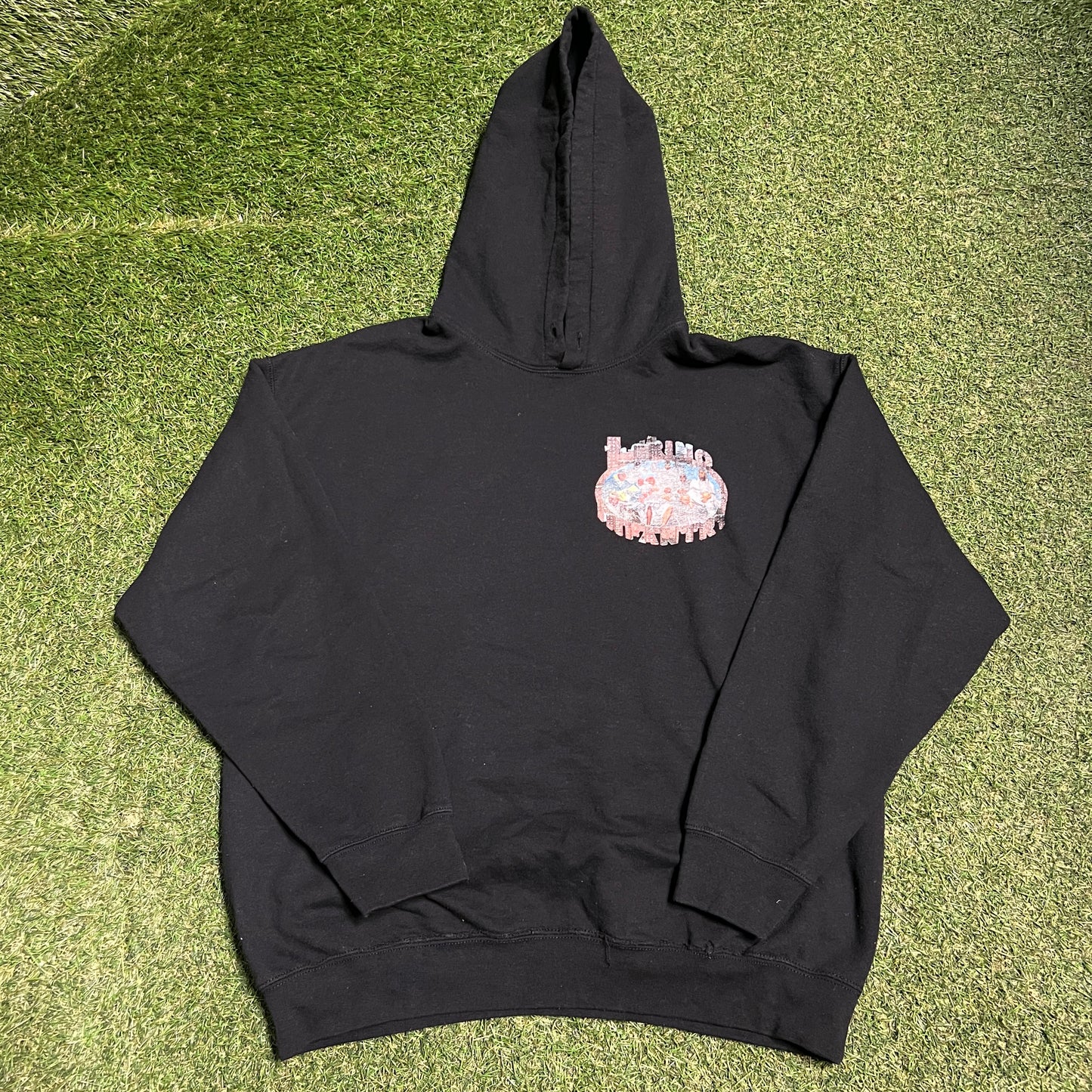 Marino Infantry Wu Tang Black Hoodie Size Large USED x13706