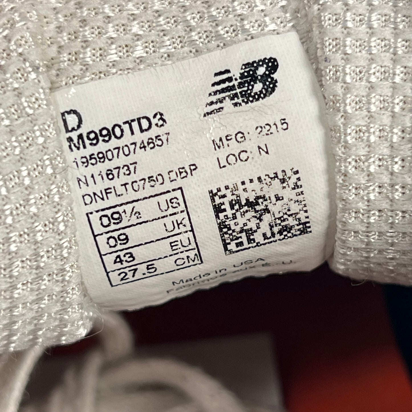 New Balance 990x3 MiUSA Teddy Santis Raw Amethyst (2022) Size 9.5 USED S17640