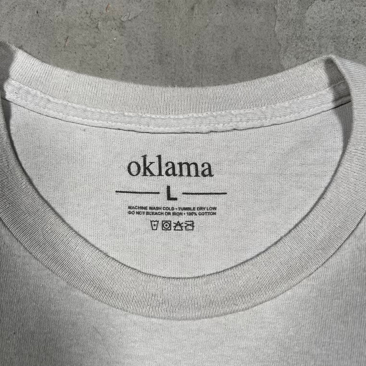 Kendrick "Oklama" Beige Tee Size Large USED x18625