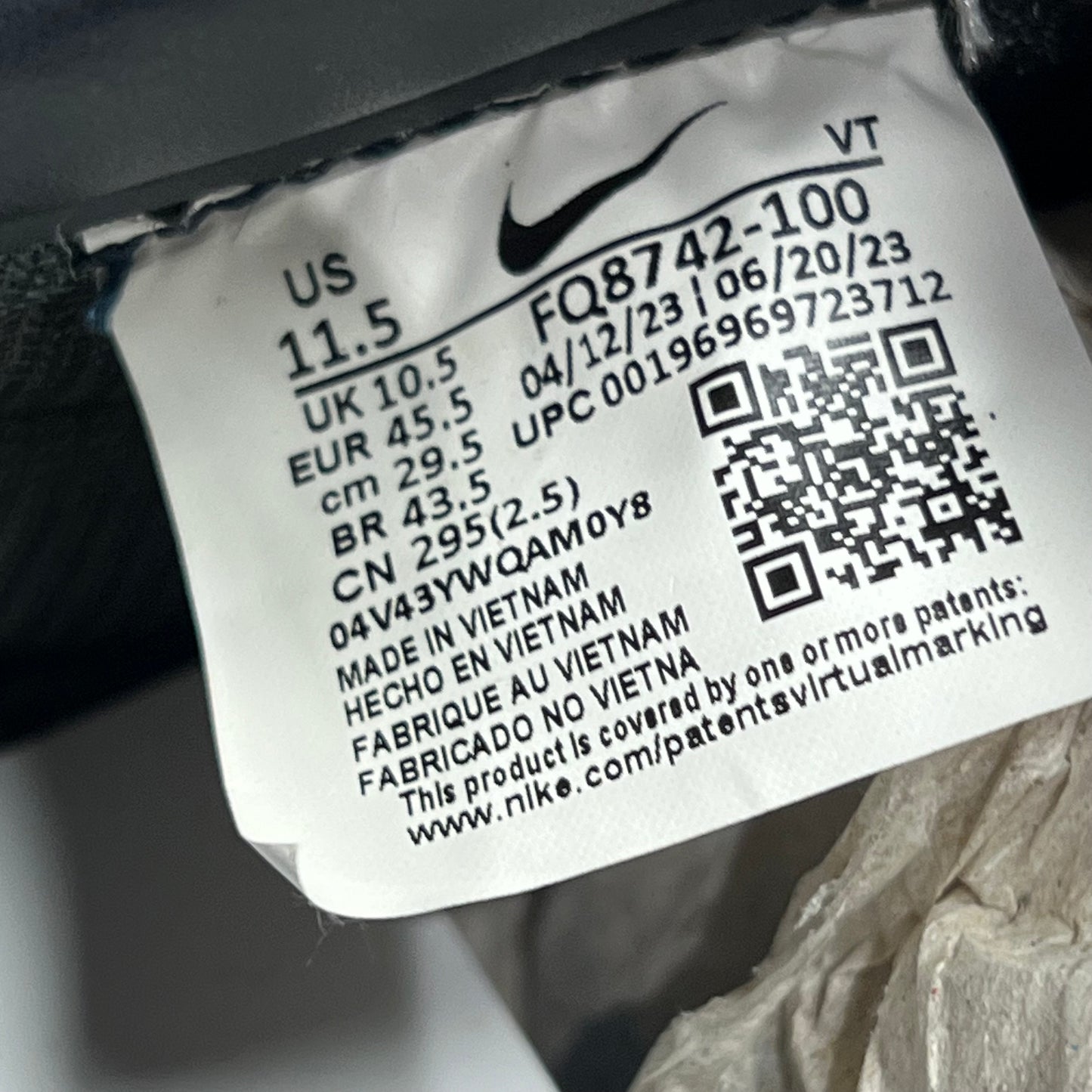Nike Air Max 1 '86 Big Bubble Chicago (2023) Size 11.5 NEW s22358