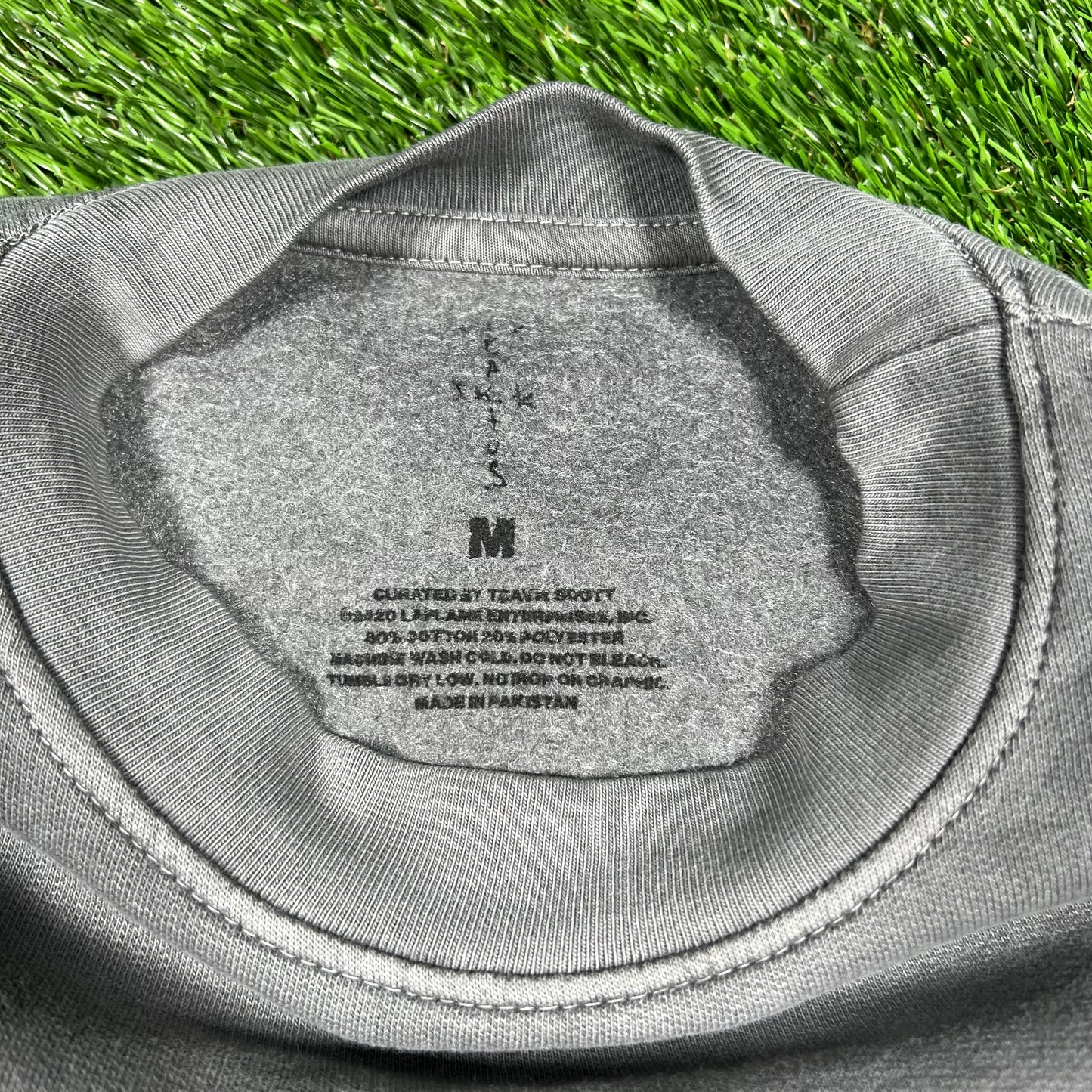 Travis Scott Playstation Grey Crewneck Size Medium USED x14644