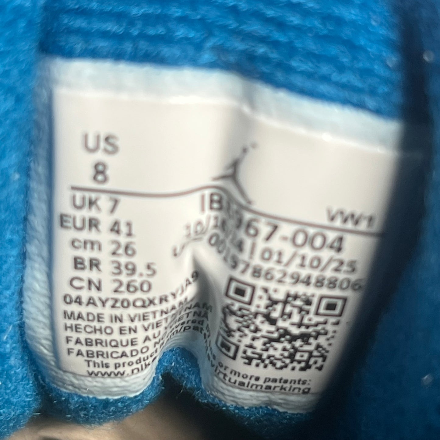 Jordan 3 Rare Air (2025) Size 8 NEW s17929