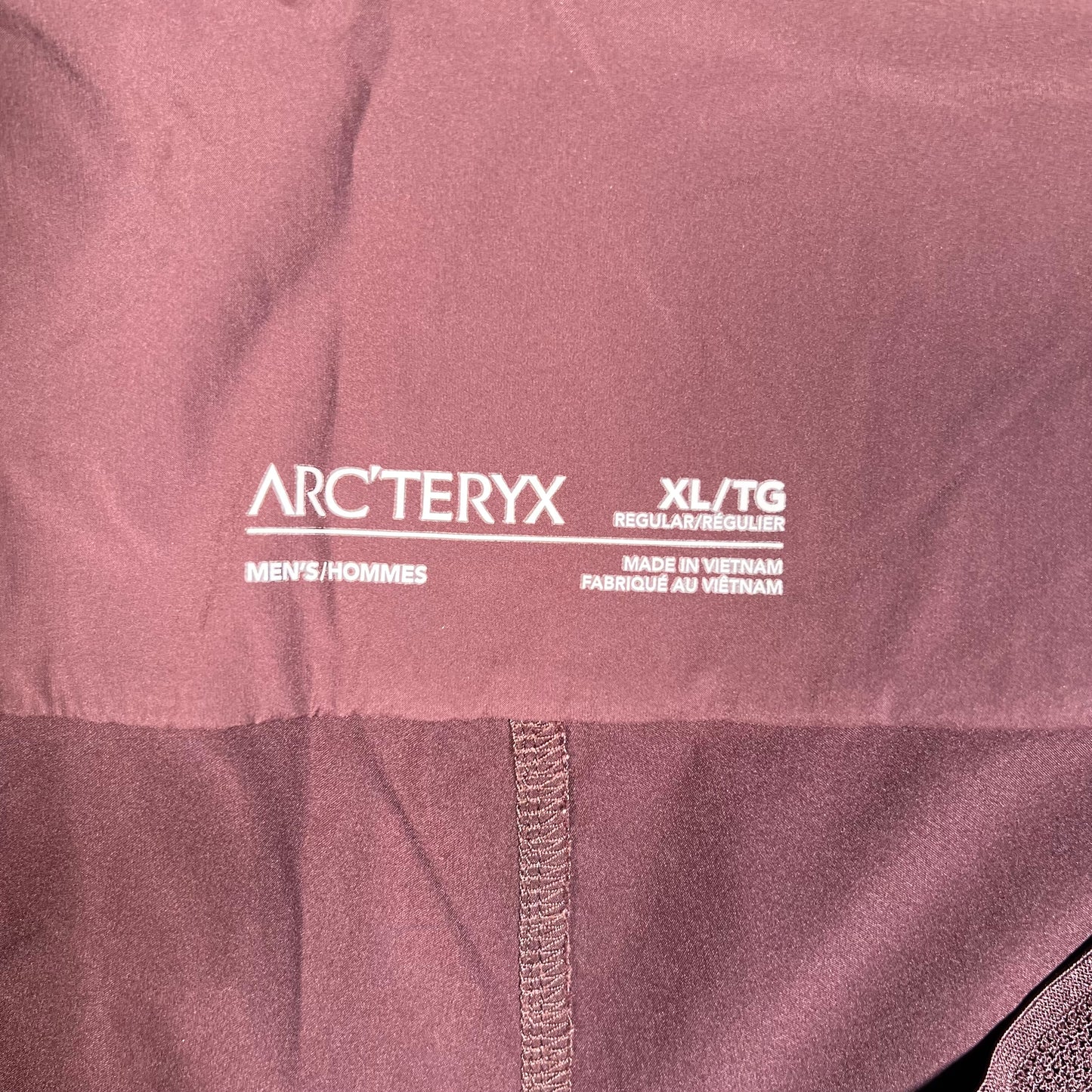Arc'teryx Burgundy Running Pants Size XL USED x17643