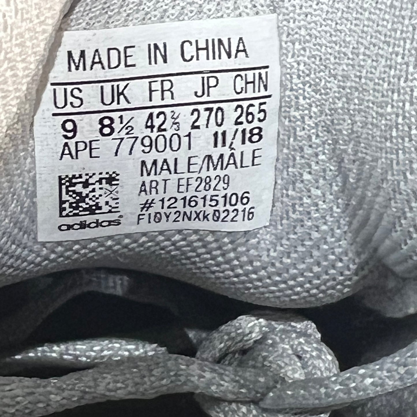Adidas Yeezy Boost 700 Static (2018) Size 9 USED s18519