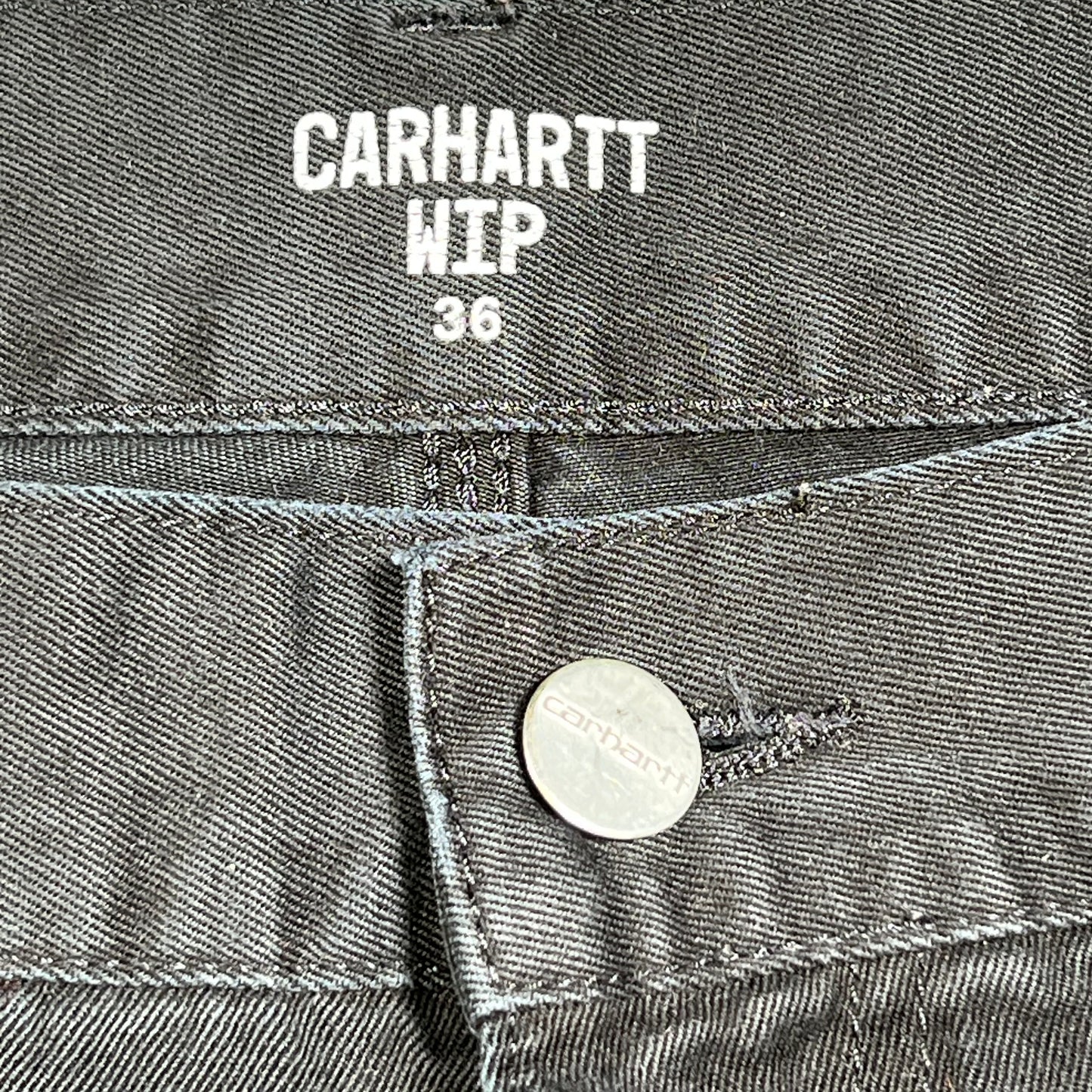 Carhartt WIP Black Shorts Size 36 USED v16567