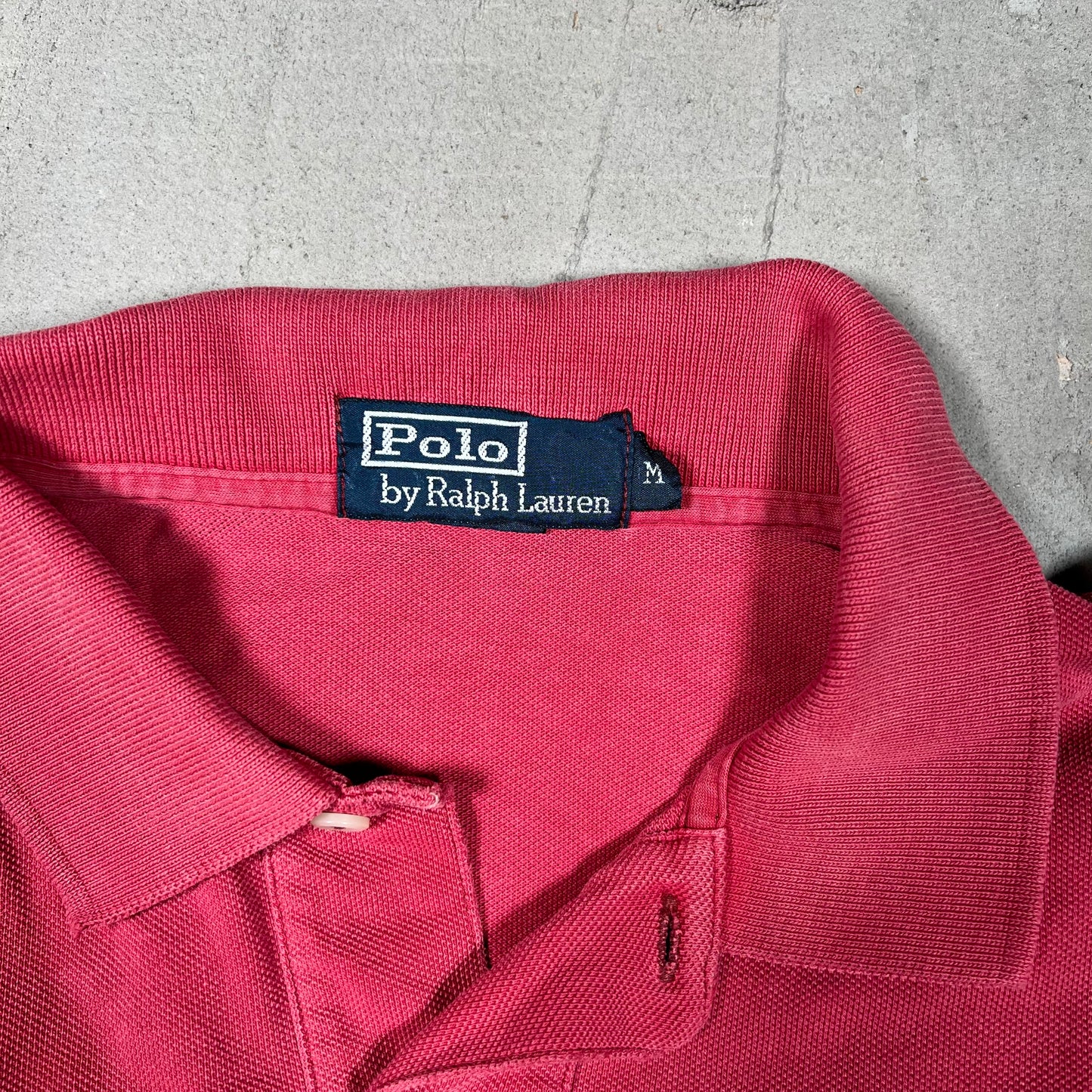 Y2K Polo Ralph Lauren Red Polo Size Medium USED v19419