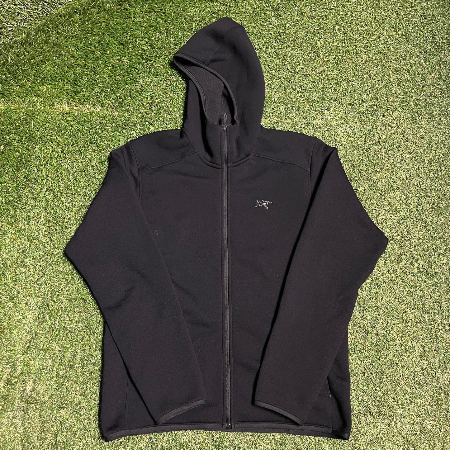 Arc'teryx Black Full Zip Hoodie Size Small USED x14190