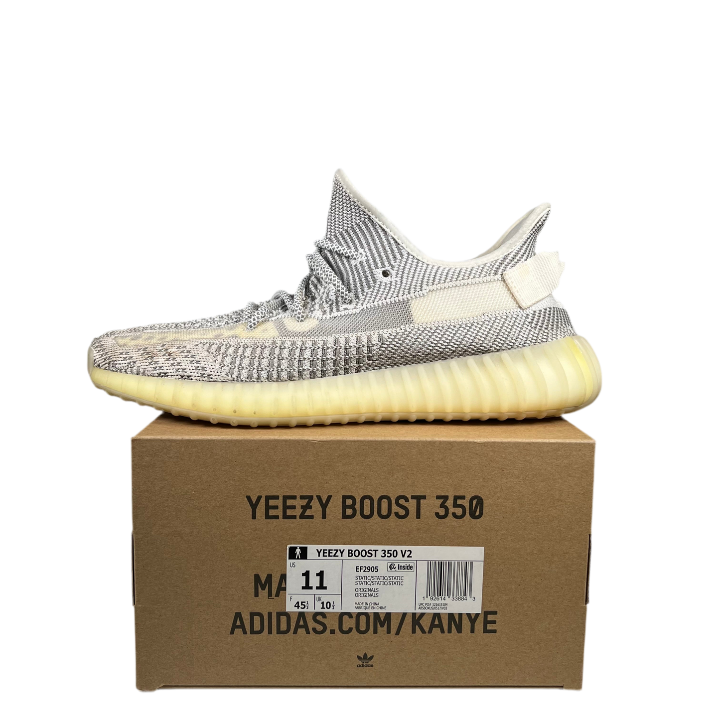 Yeezy 350 Static (2018) Size 11 USED s18031
