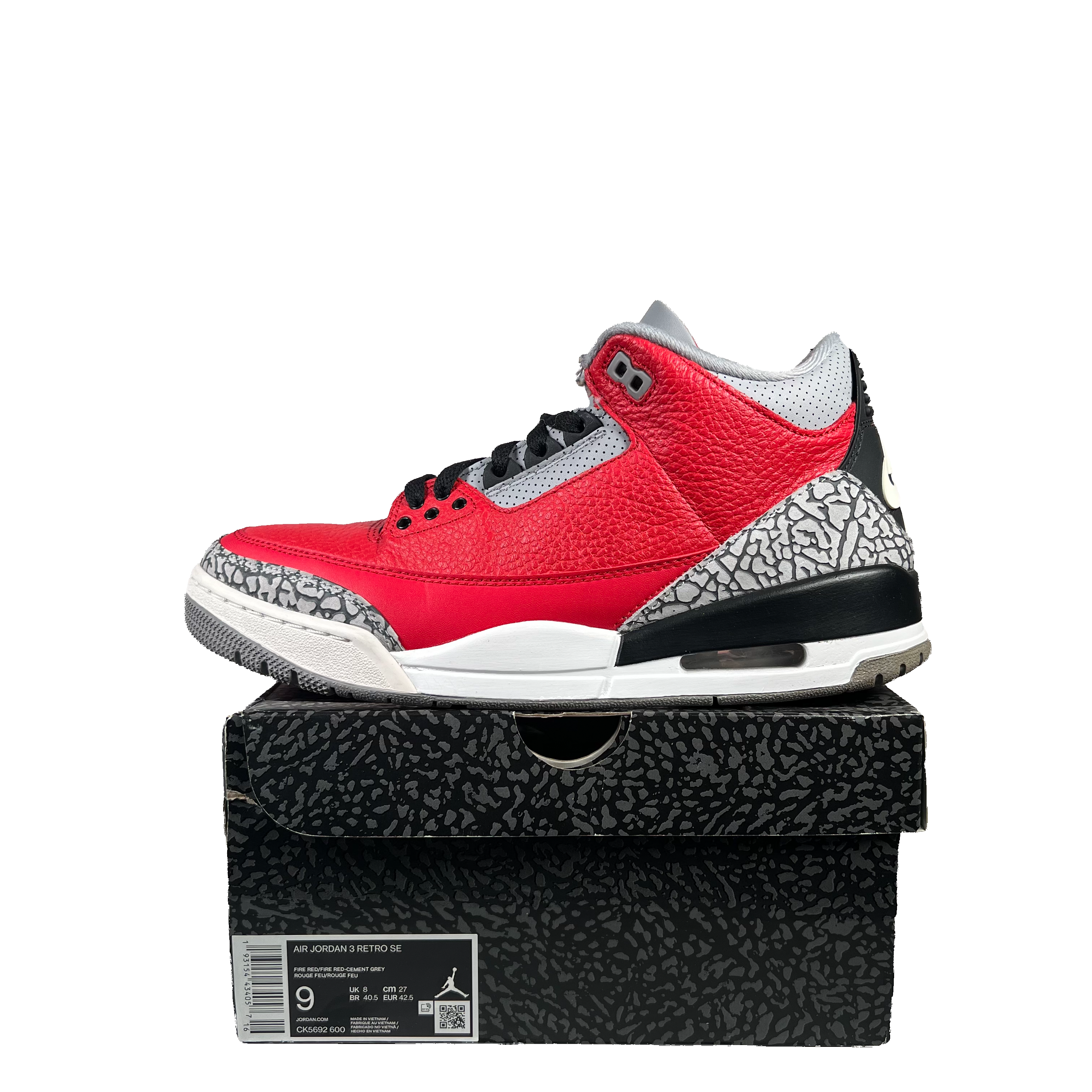 Jordan 3 Unite (2020) Size 9 USED s20140 – The Connect Clothing Store