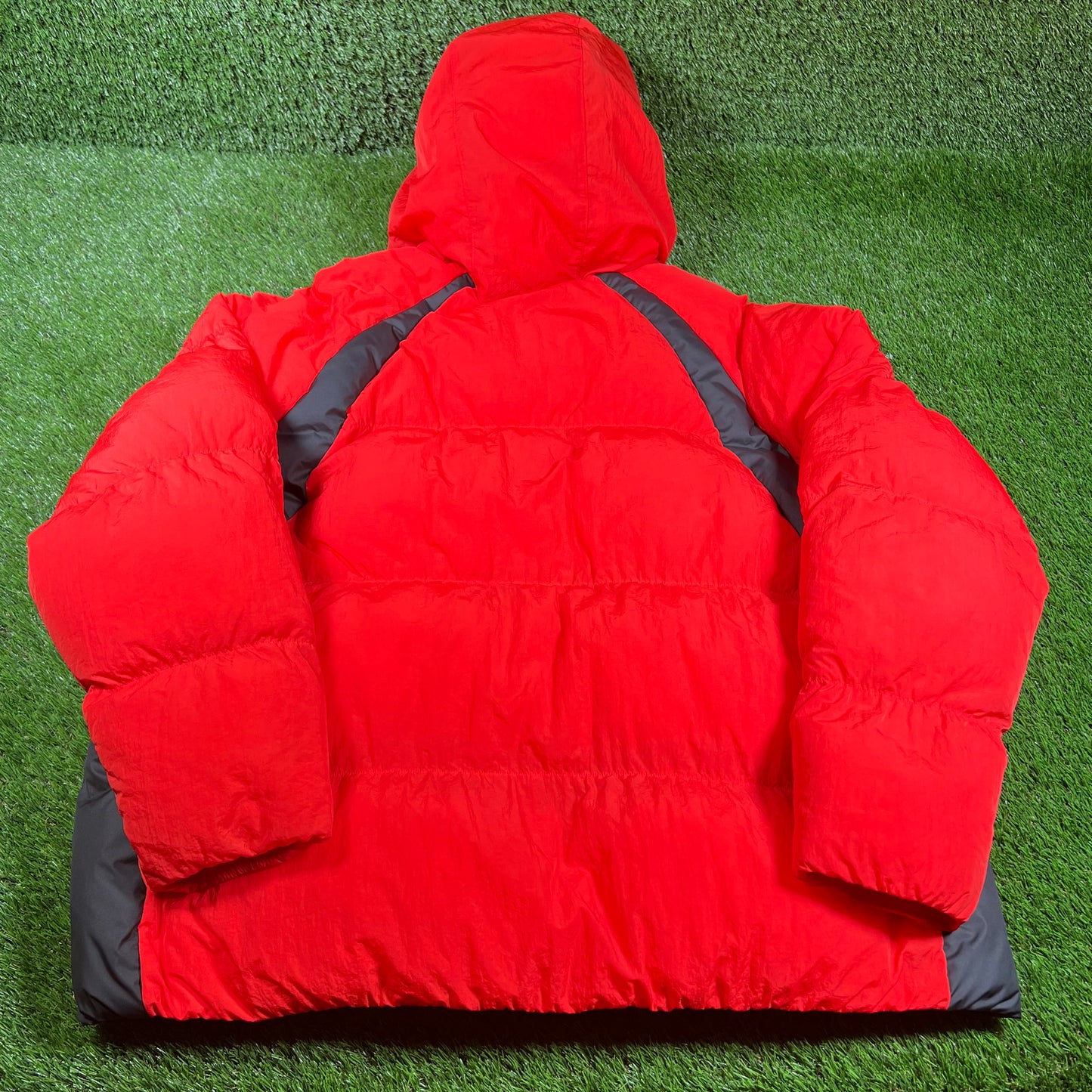 Jordan Brand Orange/Black Hooded Parka Size XXL NEW v16688