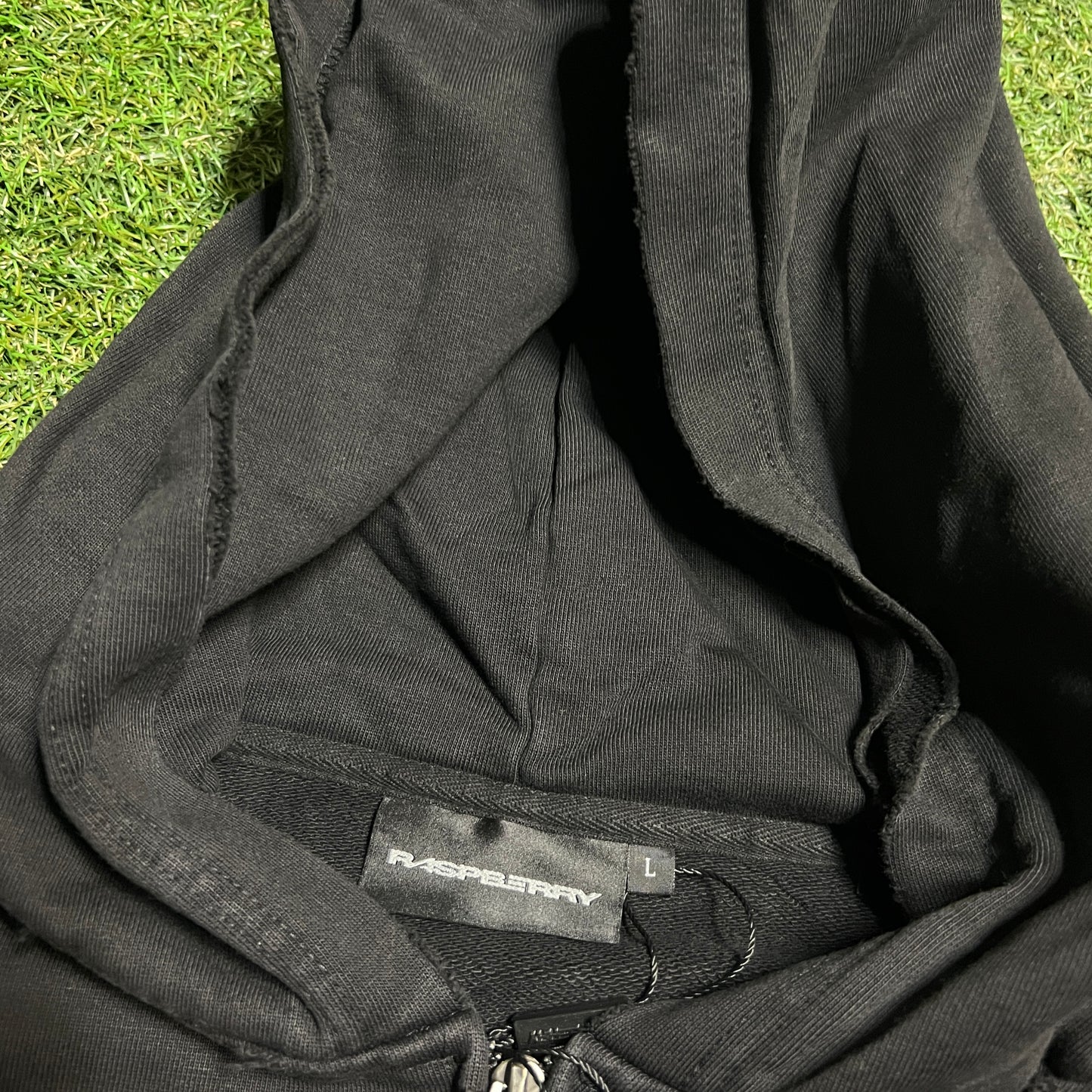 GV Gallery Raspberry Hills "My Zip Up" Black Hoodie Size Large NEW x13770