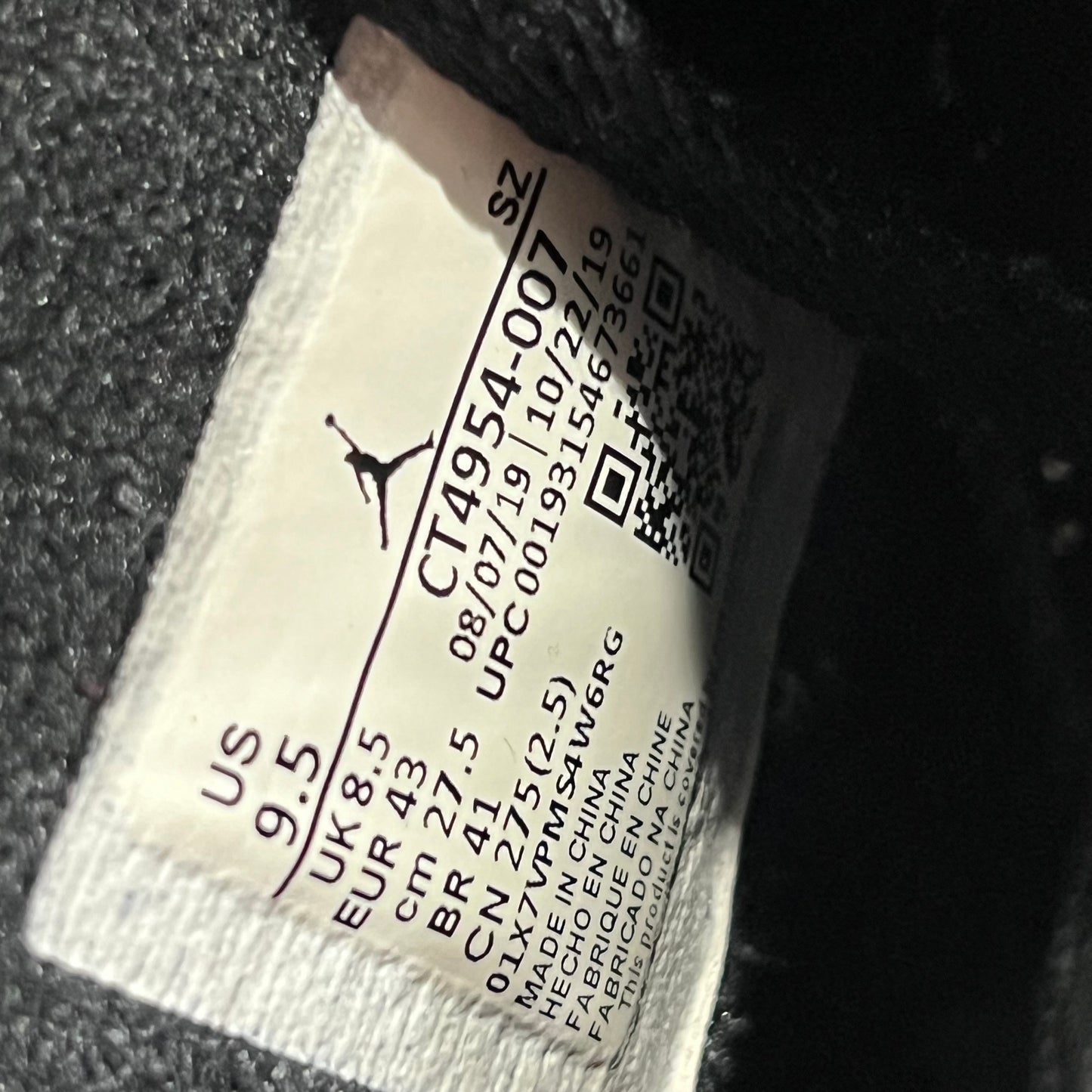 Jordan 6 DMP (2019) Size 9.5 USED s22414