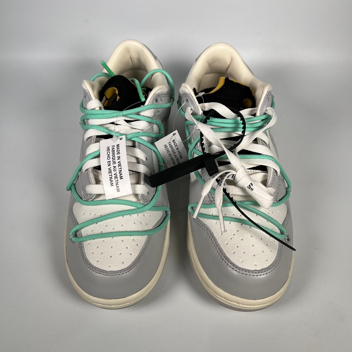 Nike Dunk Low Off White Lot 4 Grey (2021) Size 9.5 NEW s17998