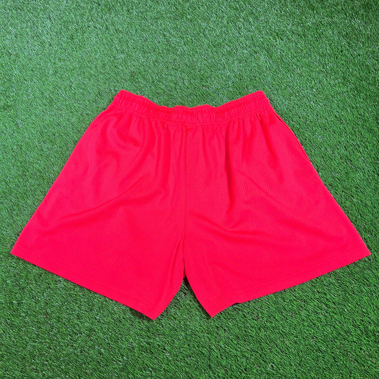 Eric Emanuel Maroon Logo Bright Red Shorts Size XXL USED x14629