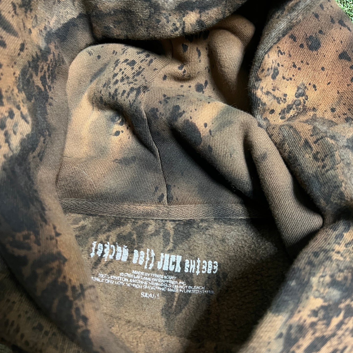 Travis Scott CPFM Complexcon Brown Hoodie Size Small USED x13304