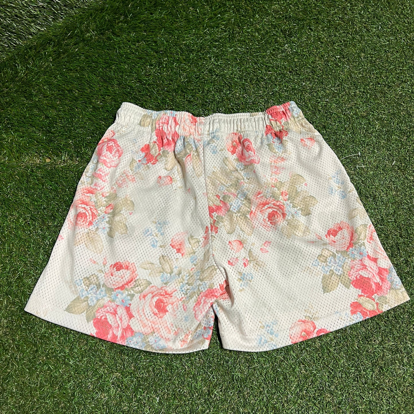 Eric Emanuel Pink Logo Floral Short Size Medium USED x14110