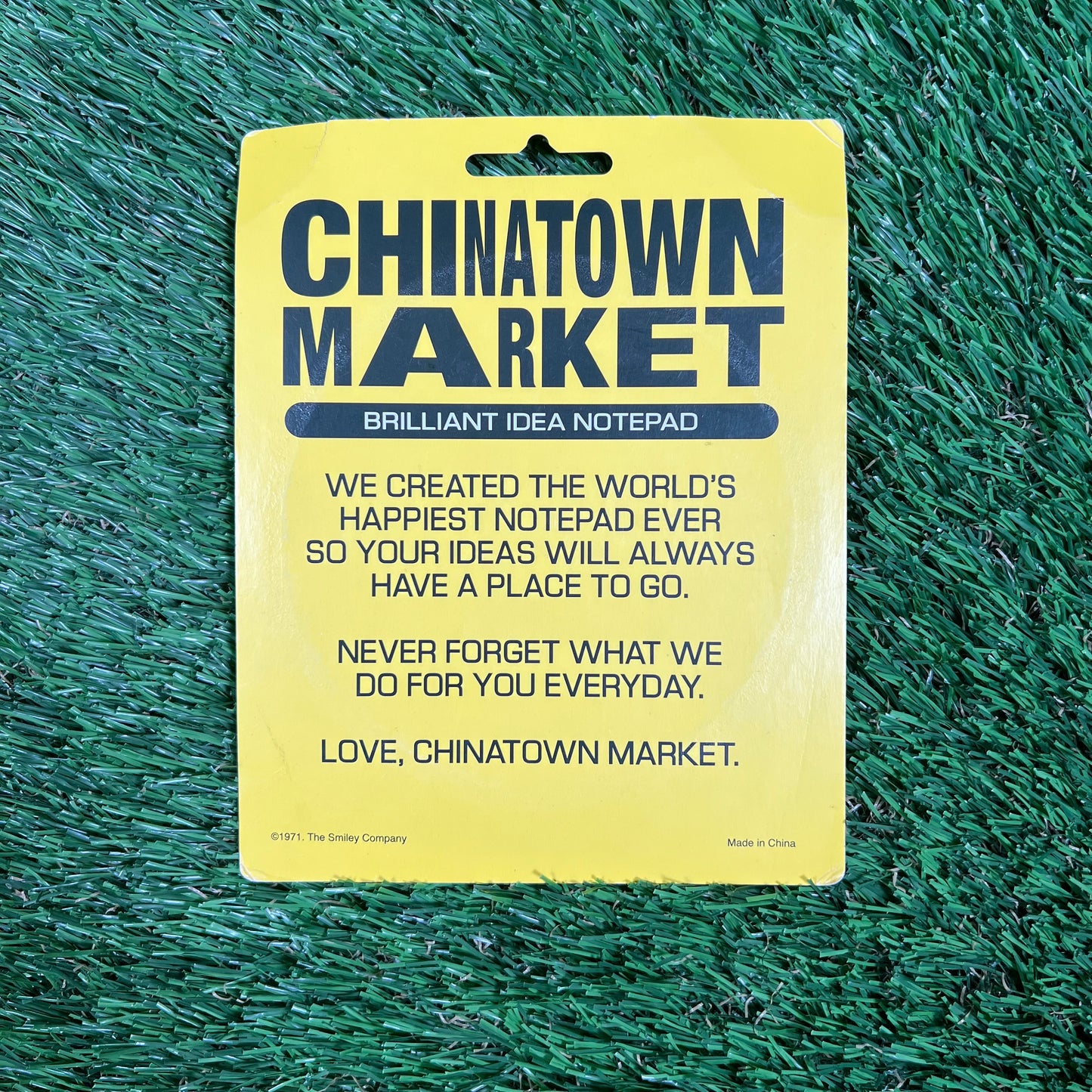 Chinatown Market Brilliant Idea Notepad Size One Size NEW x15261