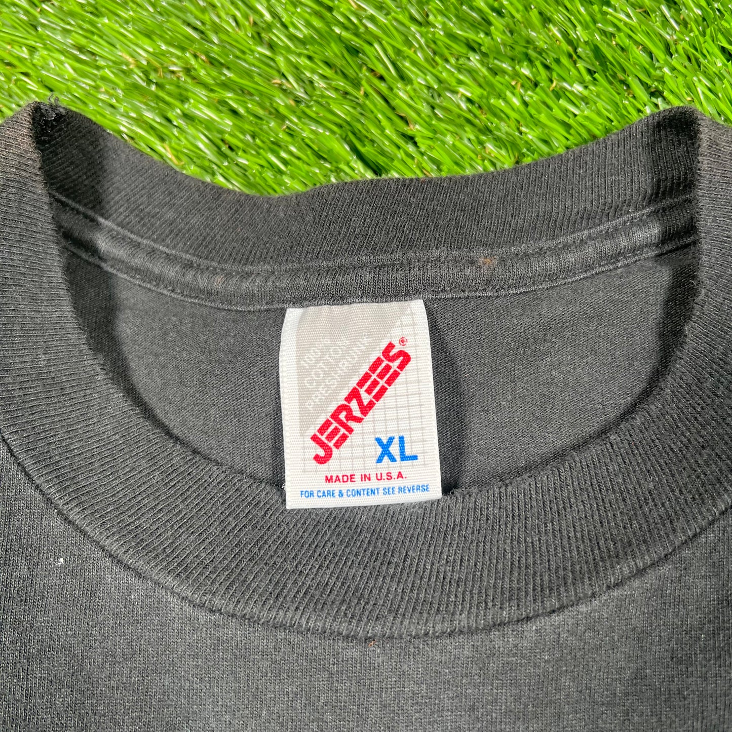 1990s Coca Cola Black Art Tee Size XL USED v17264