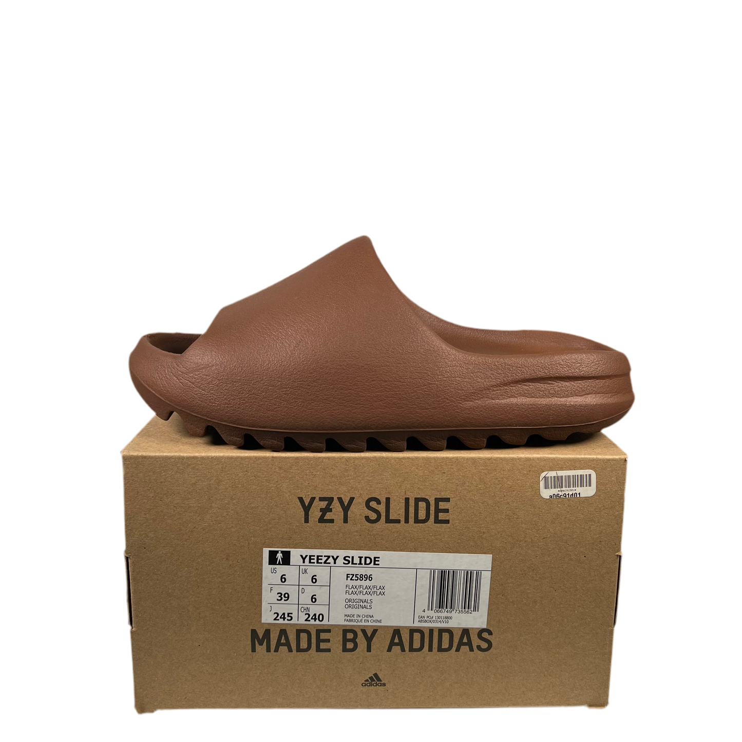 Yeezy Slide Flax (2024) Size 6 USED S18114