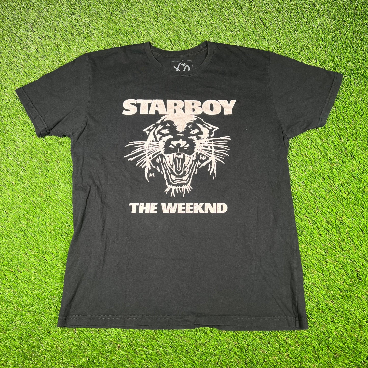 The Weekend Black Starboy Tee Size Large USED v16918