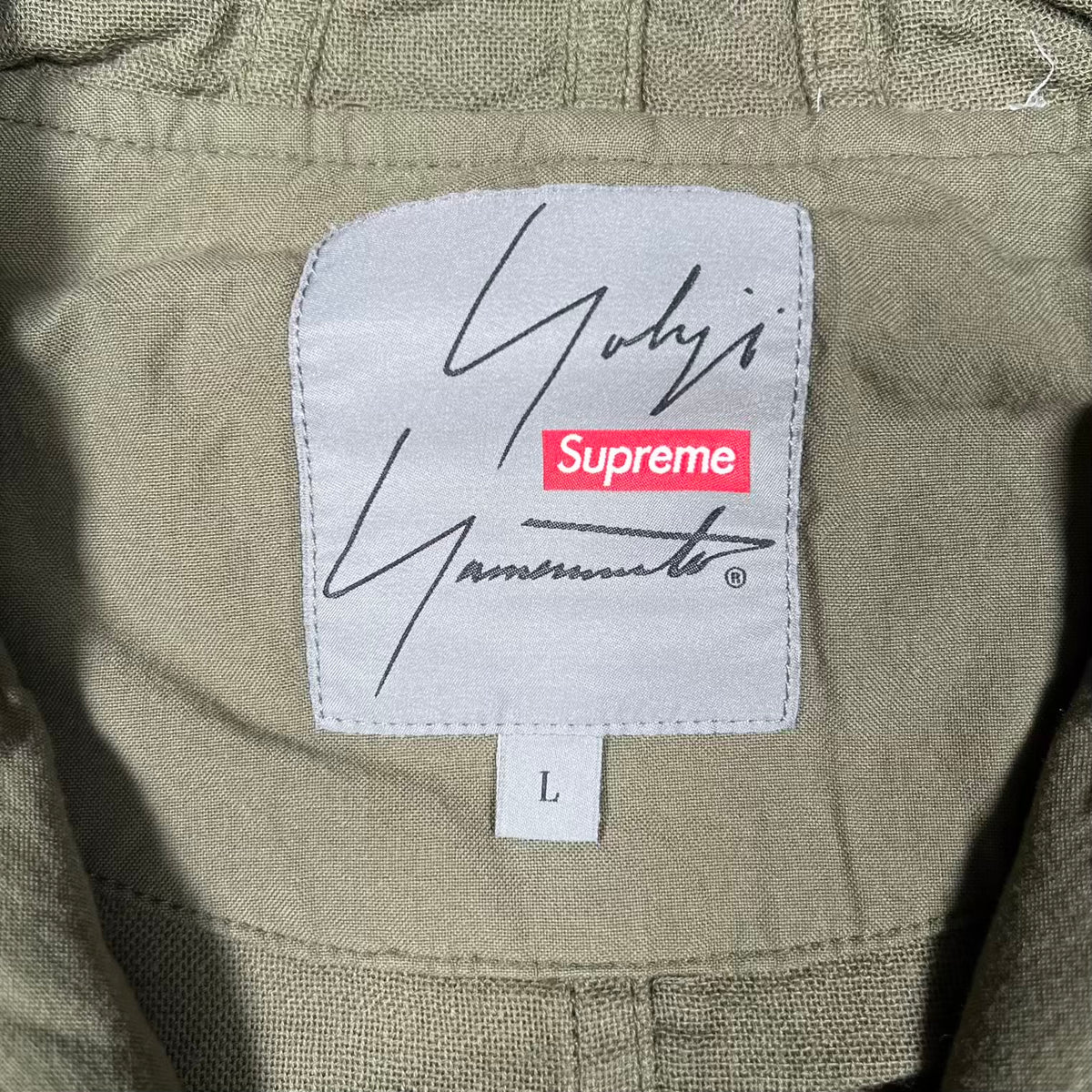 Supreme Yohji Yamamoto Parka Olive (2020) Size Large NEW x18731