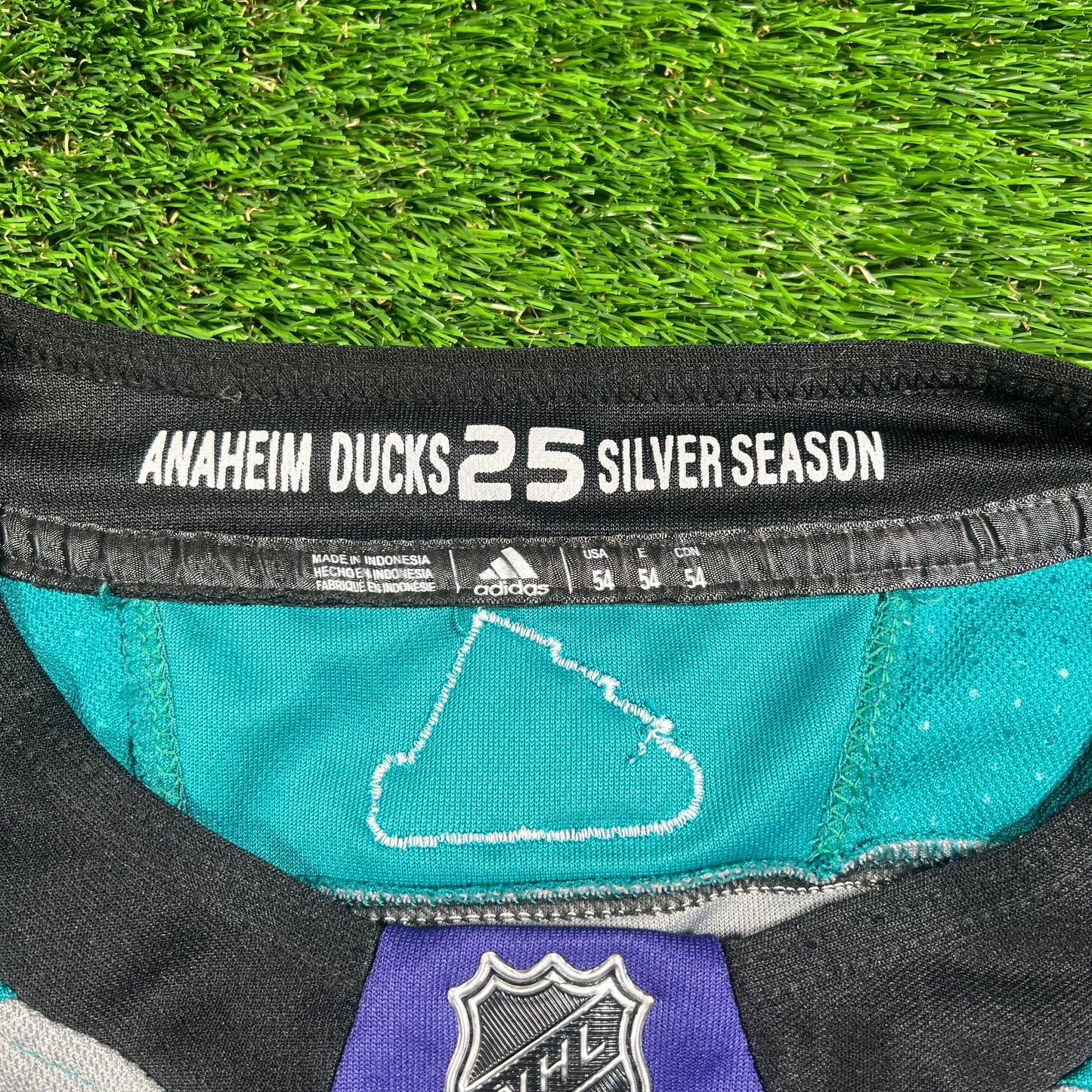 Adidas Anaheim Ducks Black Trevor Zegras Jersey Size Large USED v18279