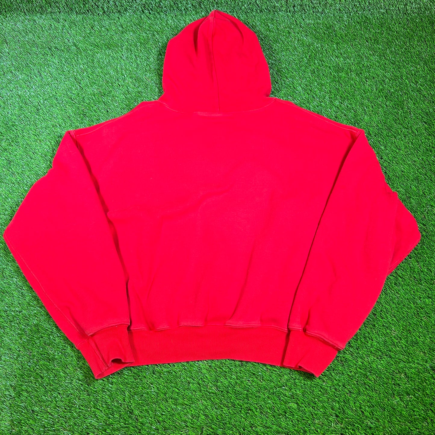 Yeezy Gap Double Layered Red Hoodie Size Medium USED x14348