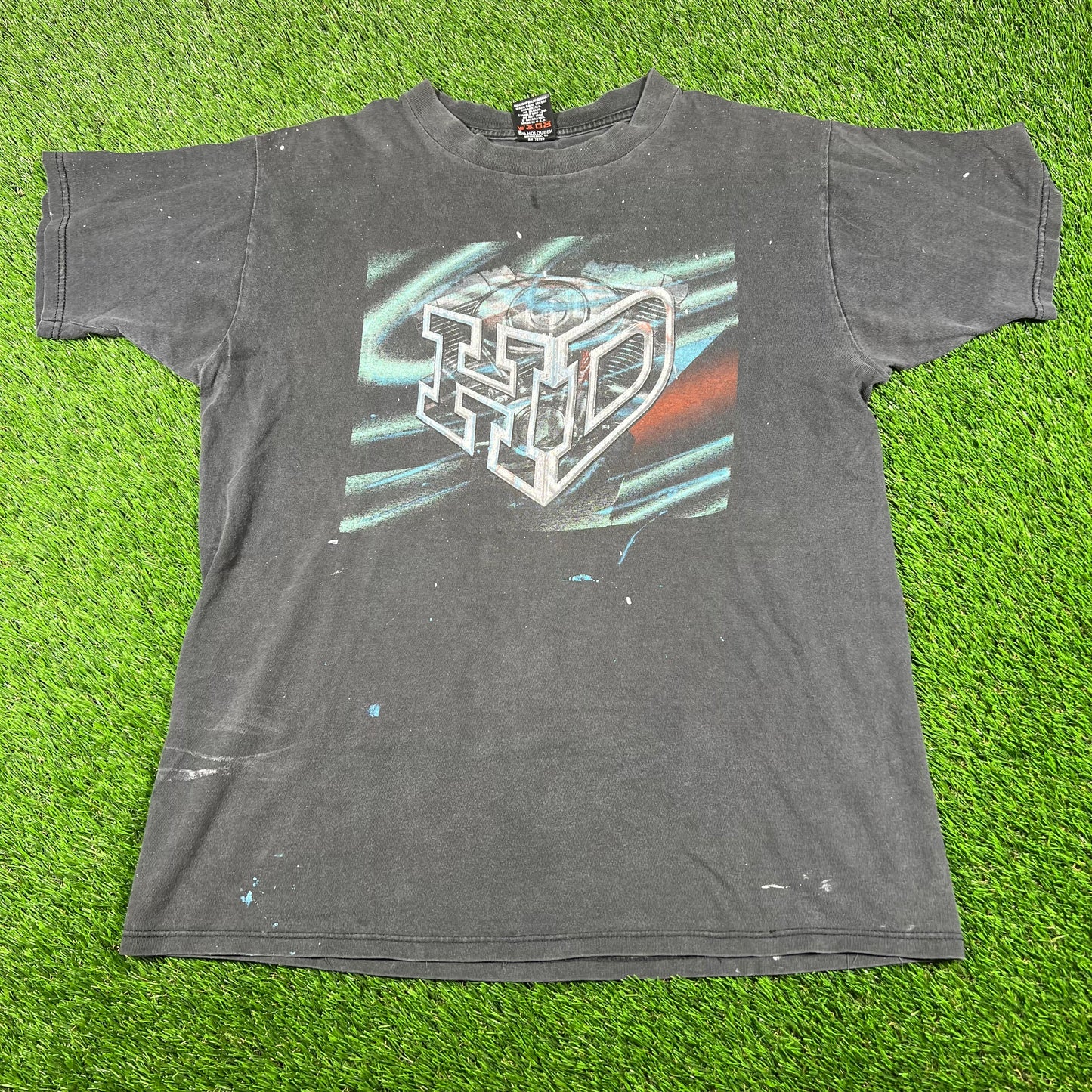 1990s Harley Davidson Fairfield CA Black Tee Size Large USED v16790