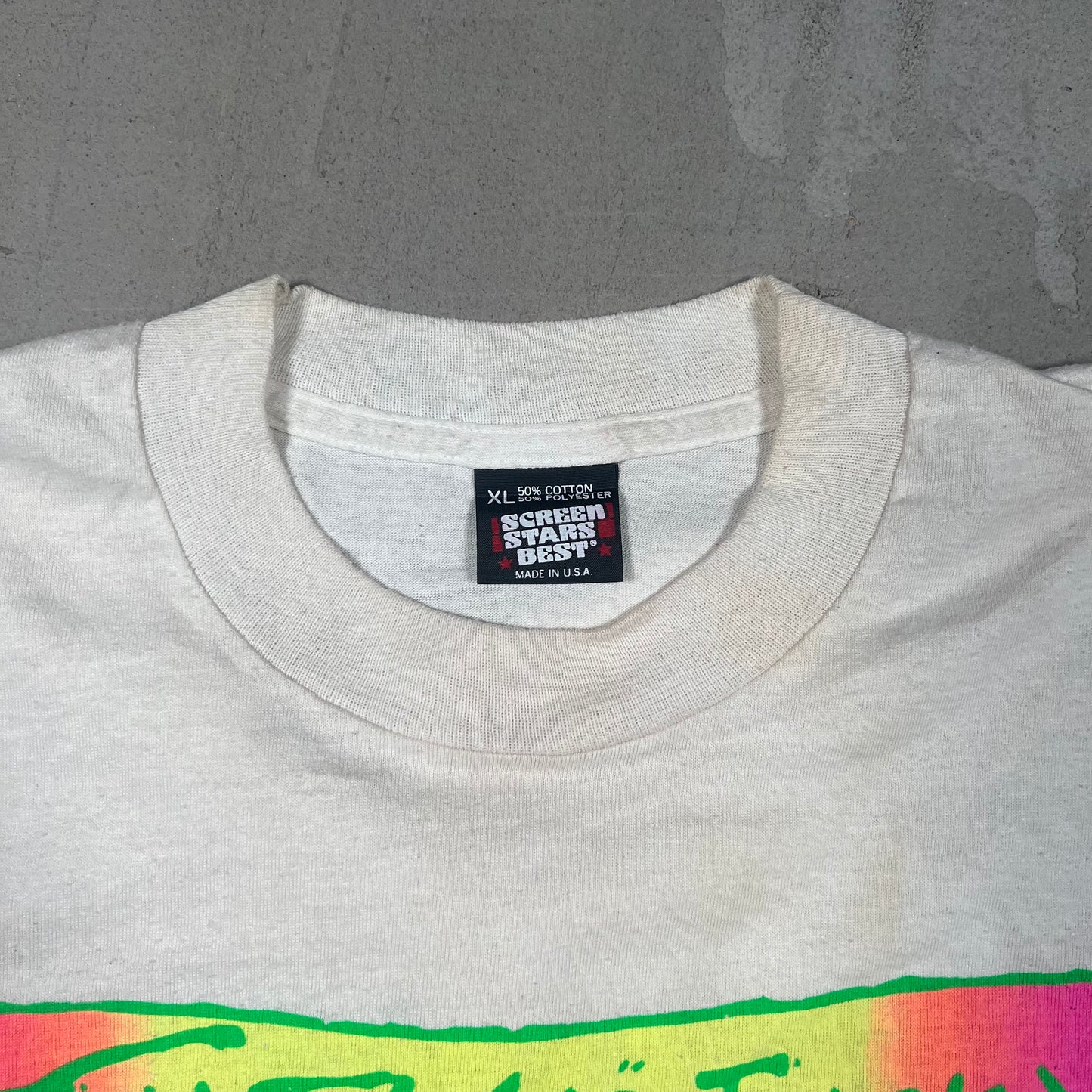 1990 The Kentucky Headhunters White Tee Size XL USED v19179