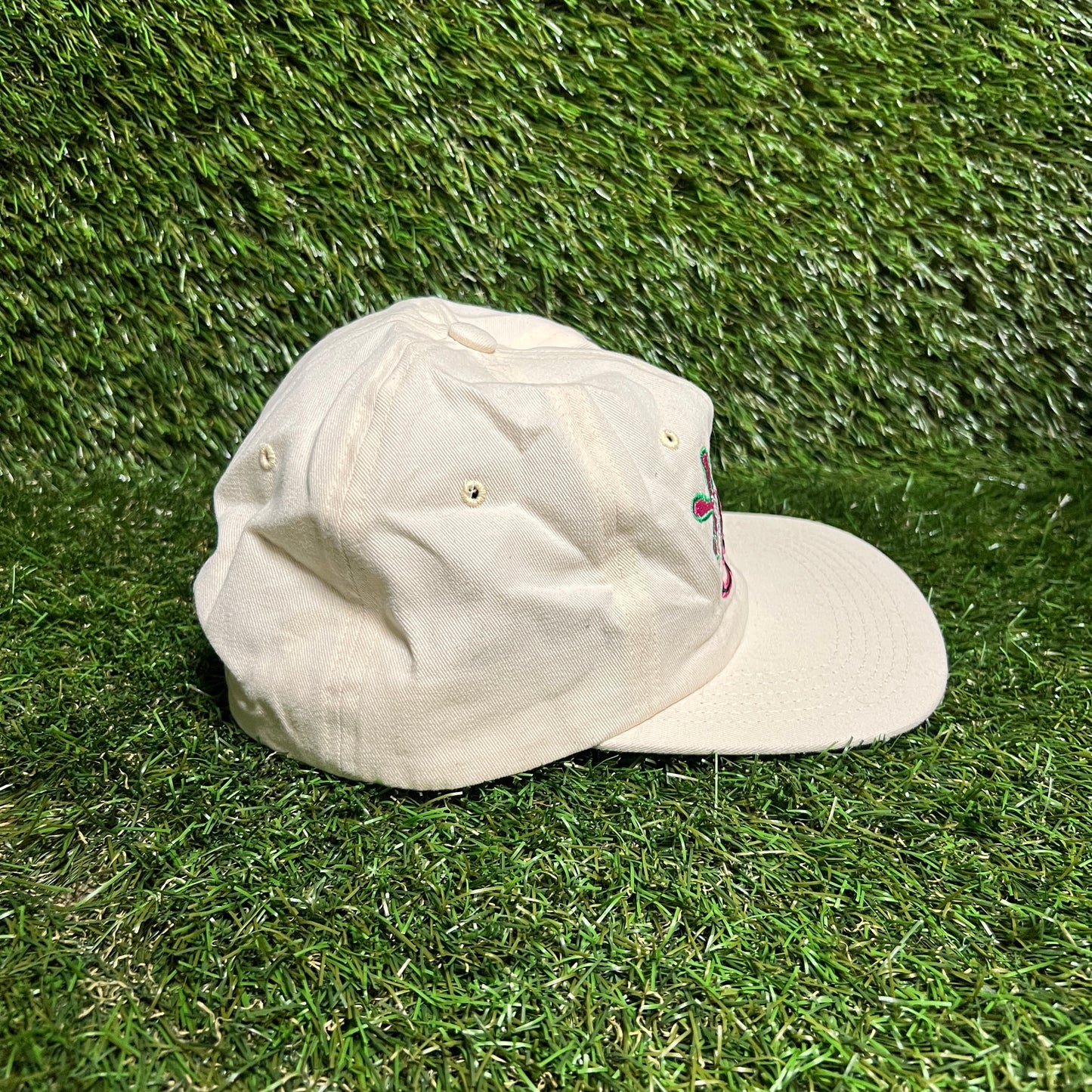 Sicko Born From Pain Amhurst Cream Hat USED x13680