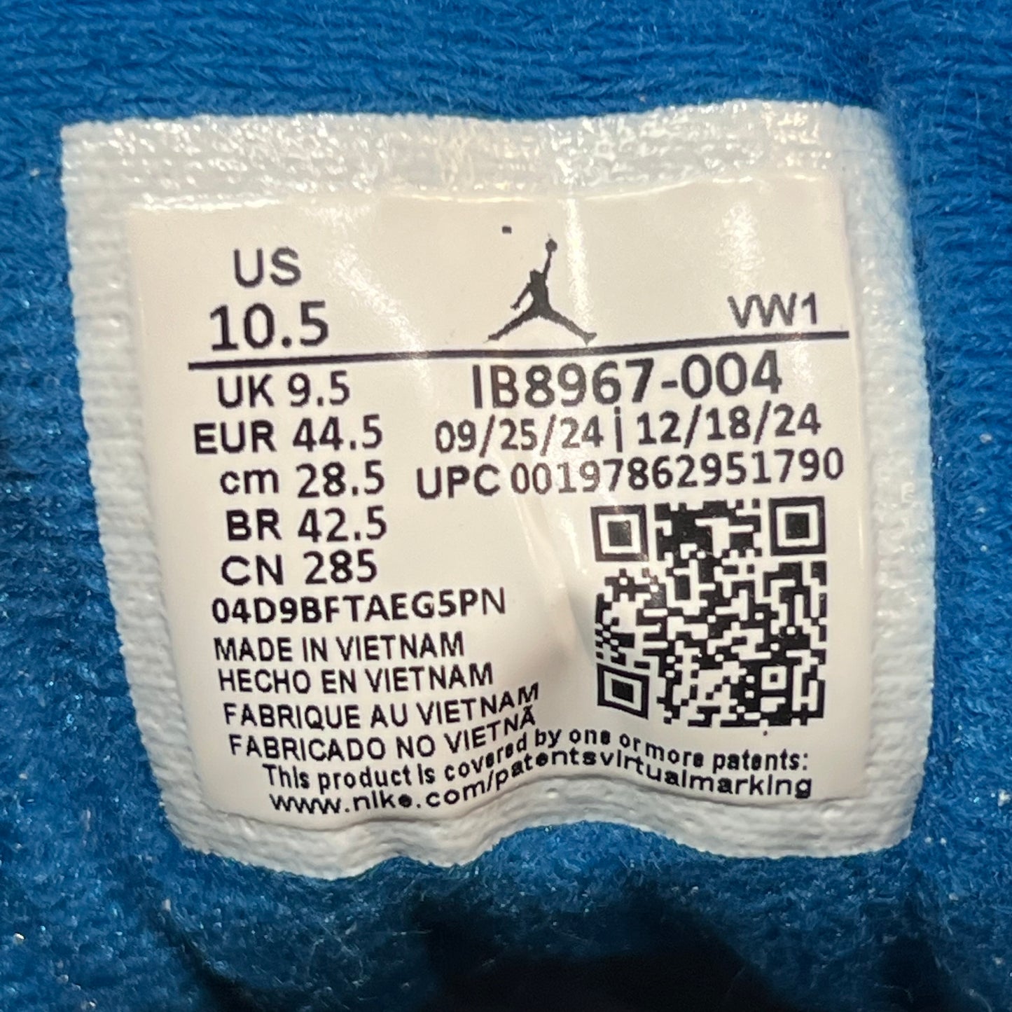 Jordan 3 Rare Air (2025) Size 10.5 NEW s20973